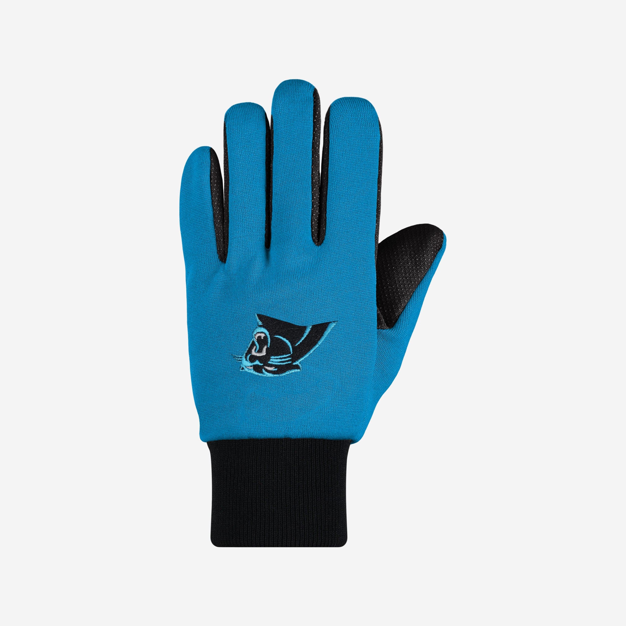 Carolina Panthers Stylish Colored Palm Utility Gloves - Show Your Team Spirit!