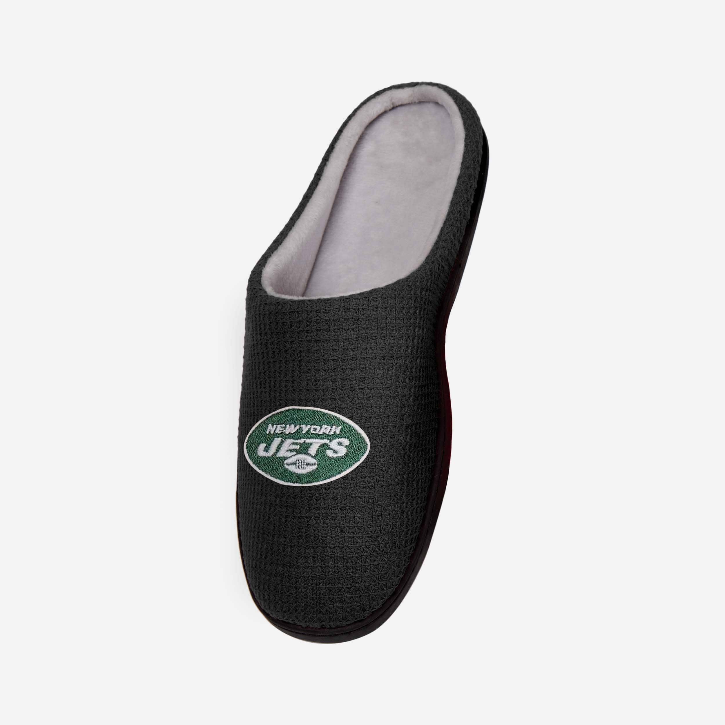 New York Jets Super-Soft Memory Foam Slide Slippers - Show Your Team Spirit!