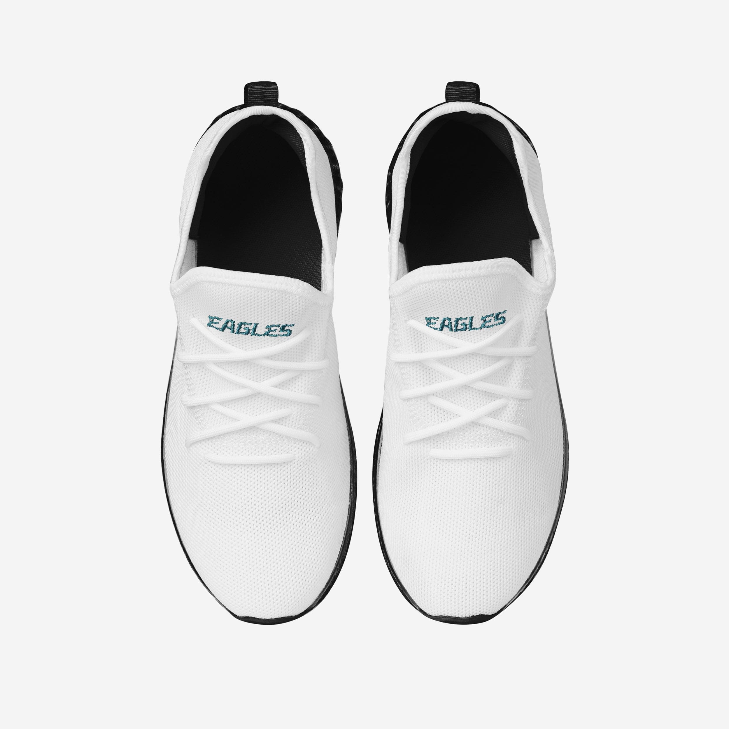 Philadelphia Eagles Gradient Midsole White Game-Day Sneakers