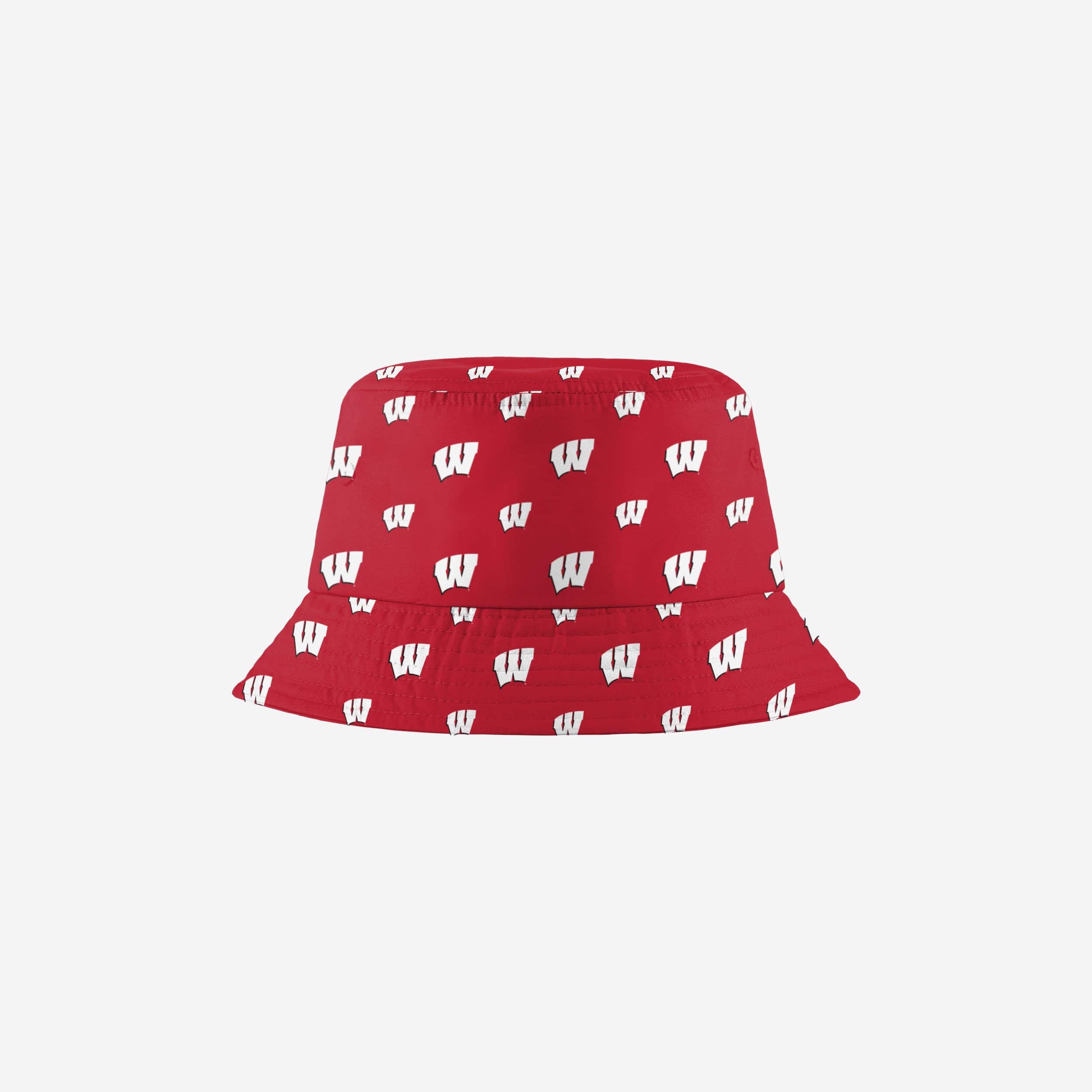 Wisconsin Badgers Mini Print Stylish Bucket Hat