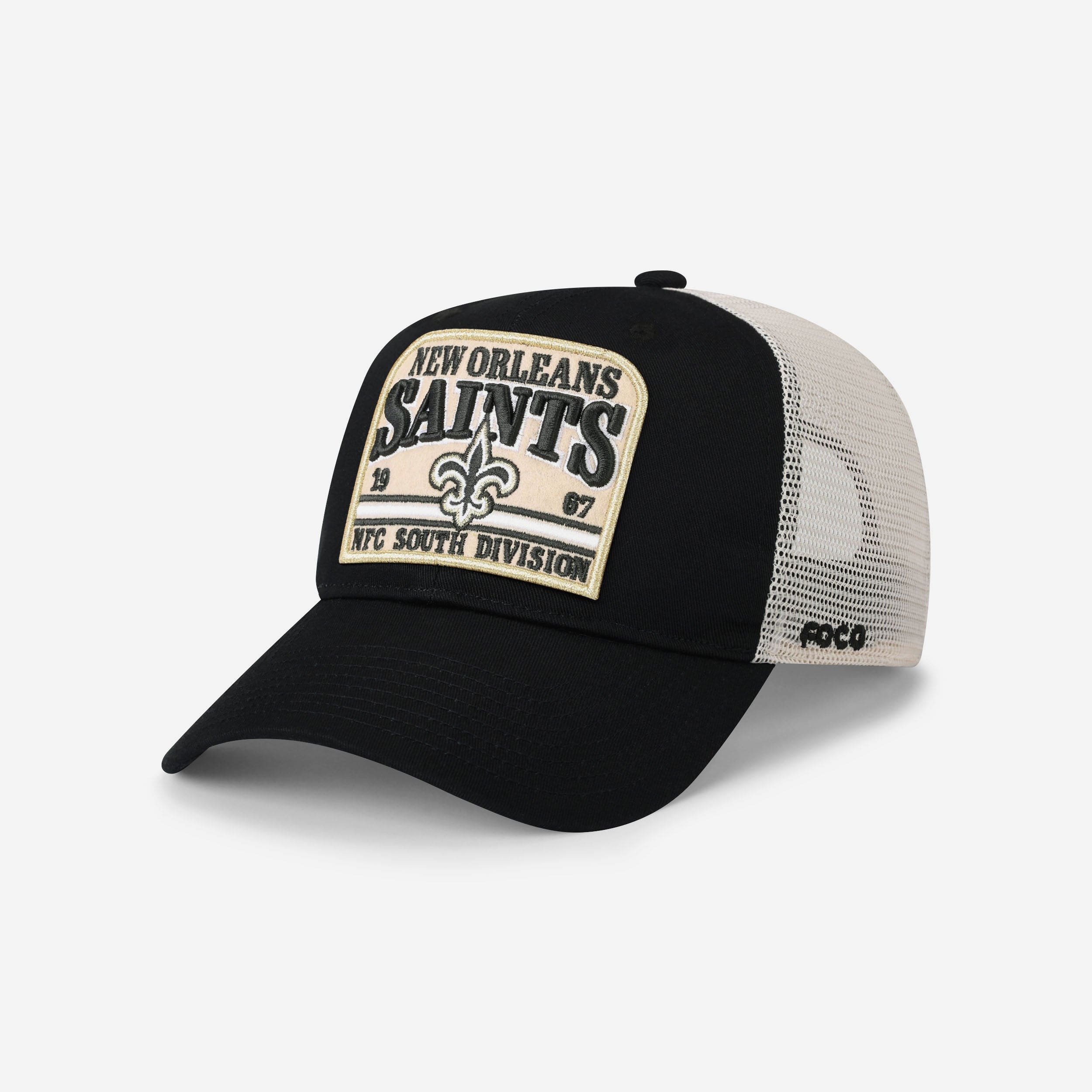 New Orleans Saints Truckstop Patch Trucker RF Cap - The Ultimate Fan and Trucker Hat