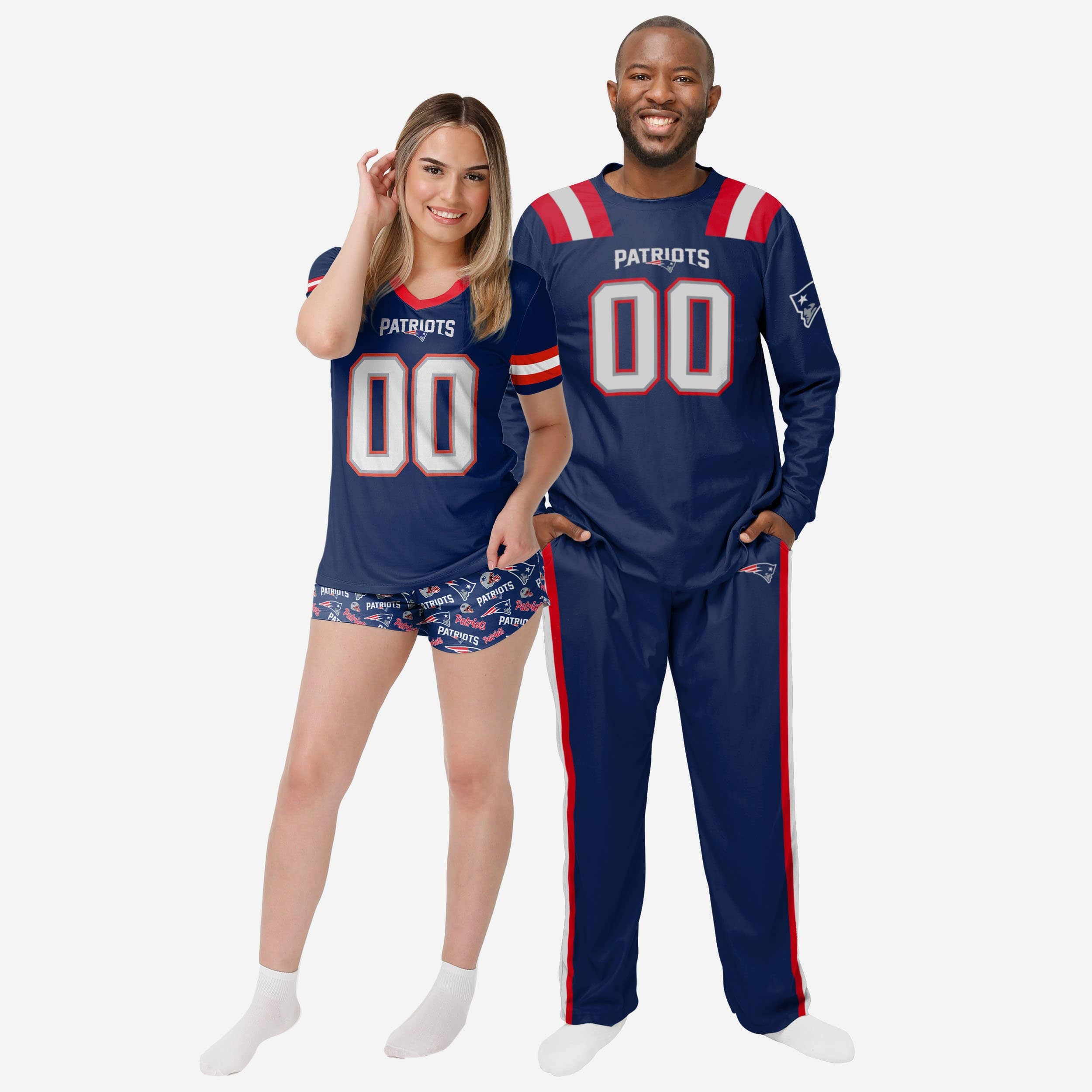 New England Patriots Gameday Ready Family Pajama Set - Unleash Team Spirit!