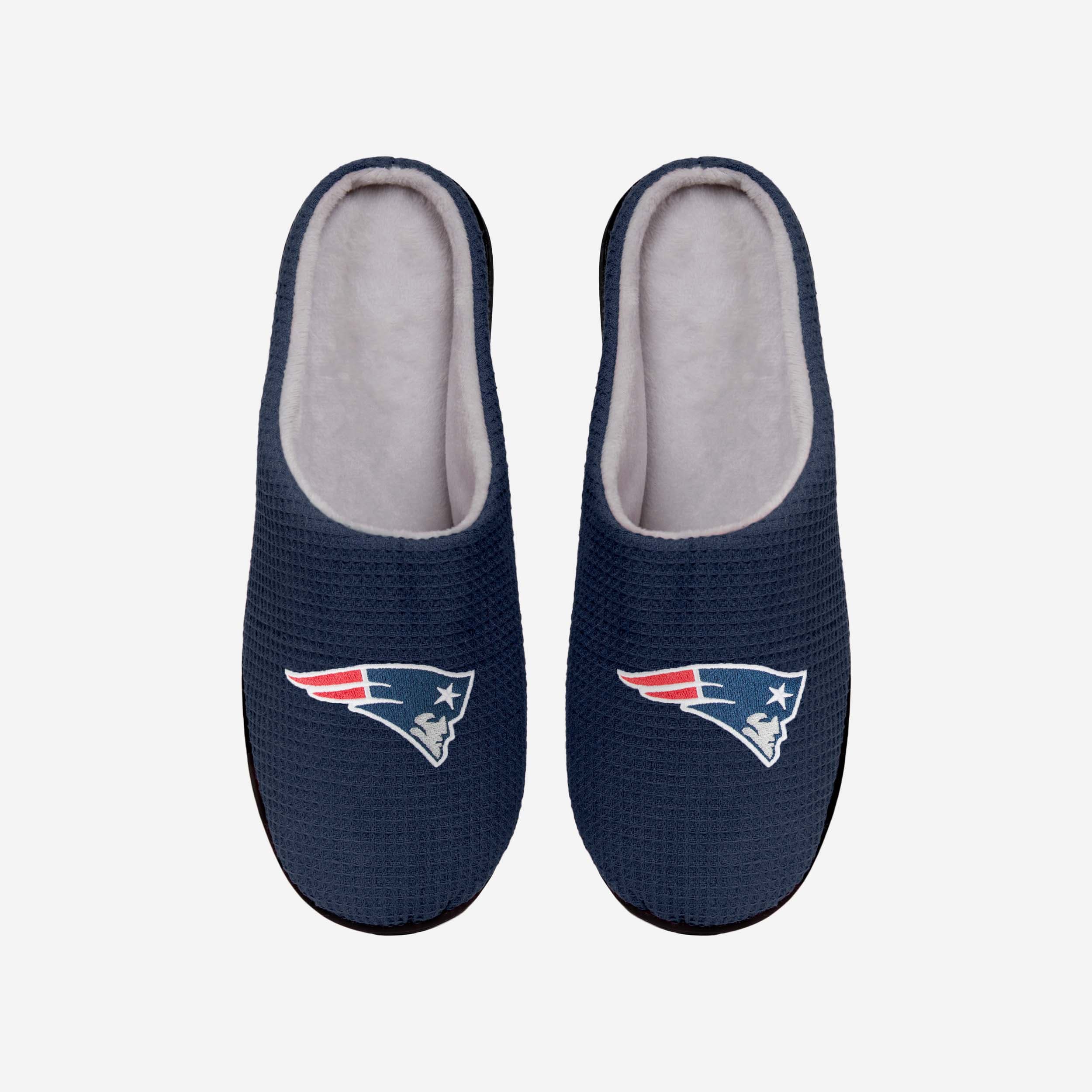 New England Patriots Memory Foam Slide Slippers - Ultimate Comfort for Fans