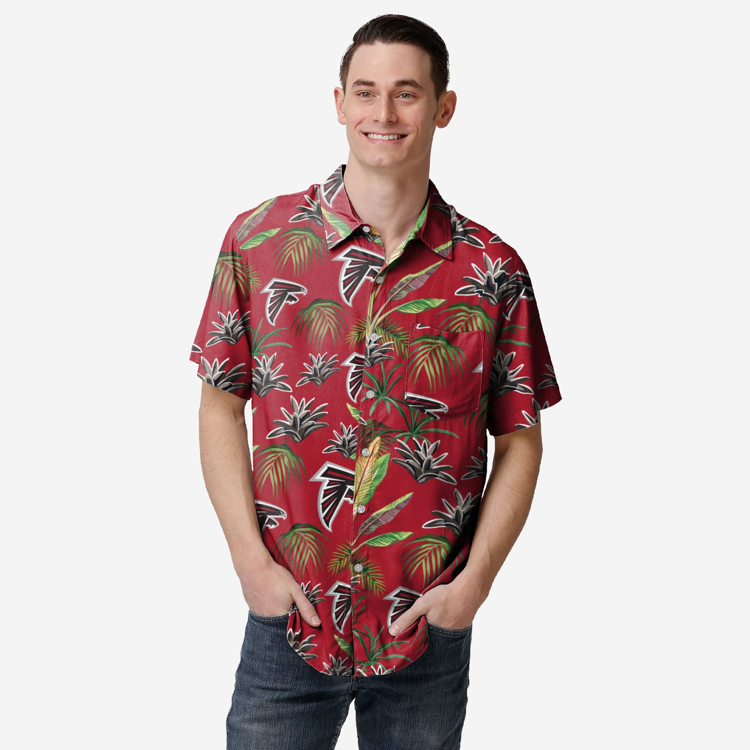 Atlanta Falcons Victory Vacation Button-Up Shirt: The Ultimate Fan Gear
