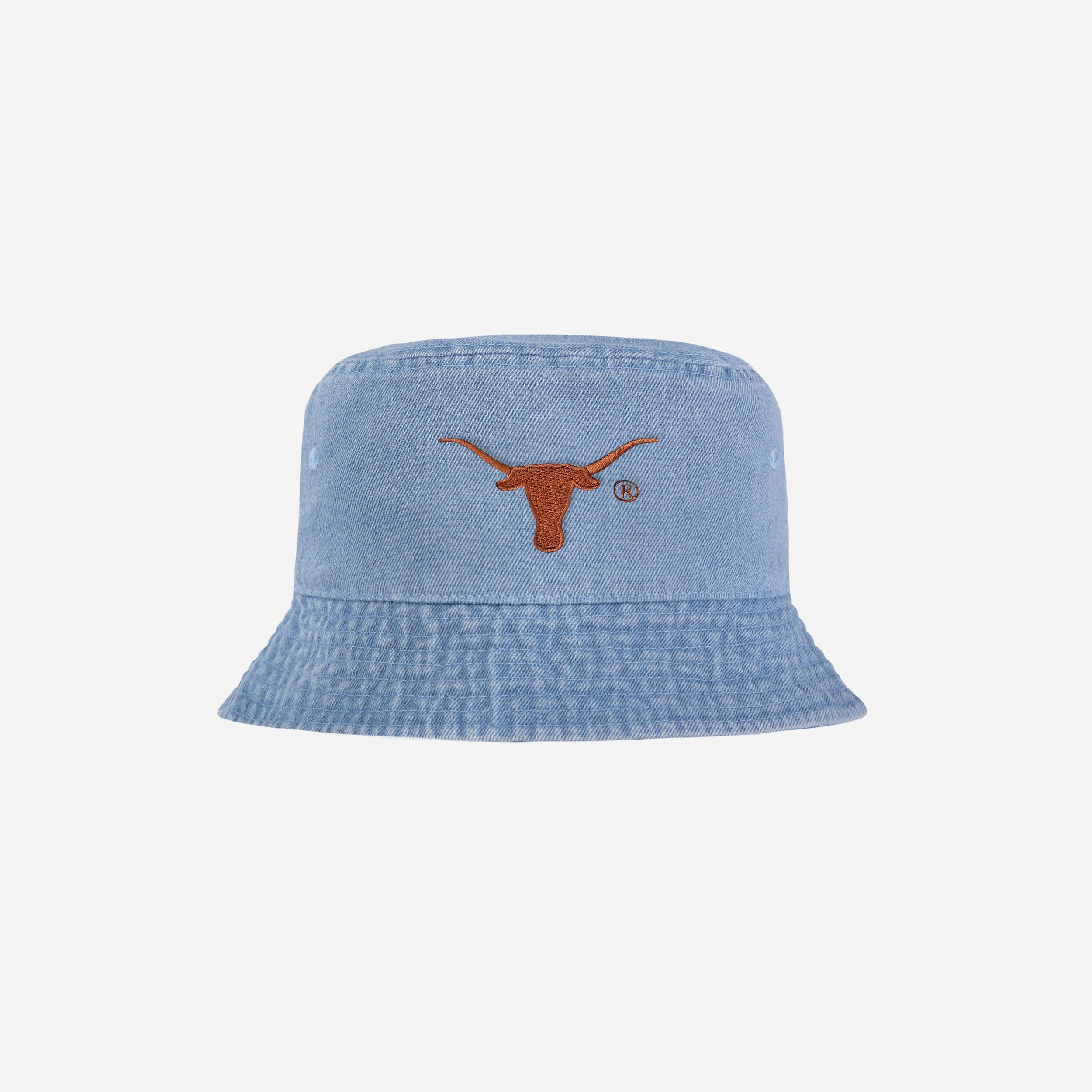 Texas Longhorns Stylish Denim Bucket Hat