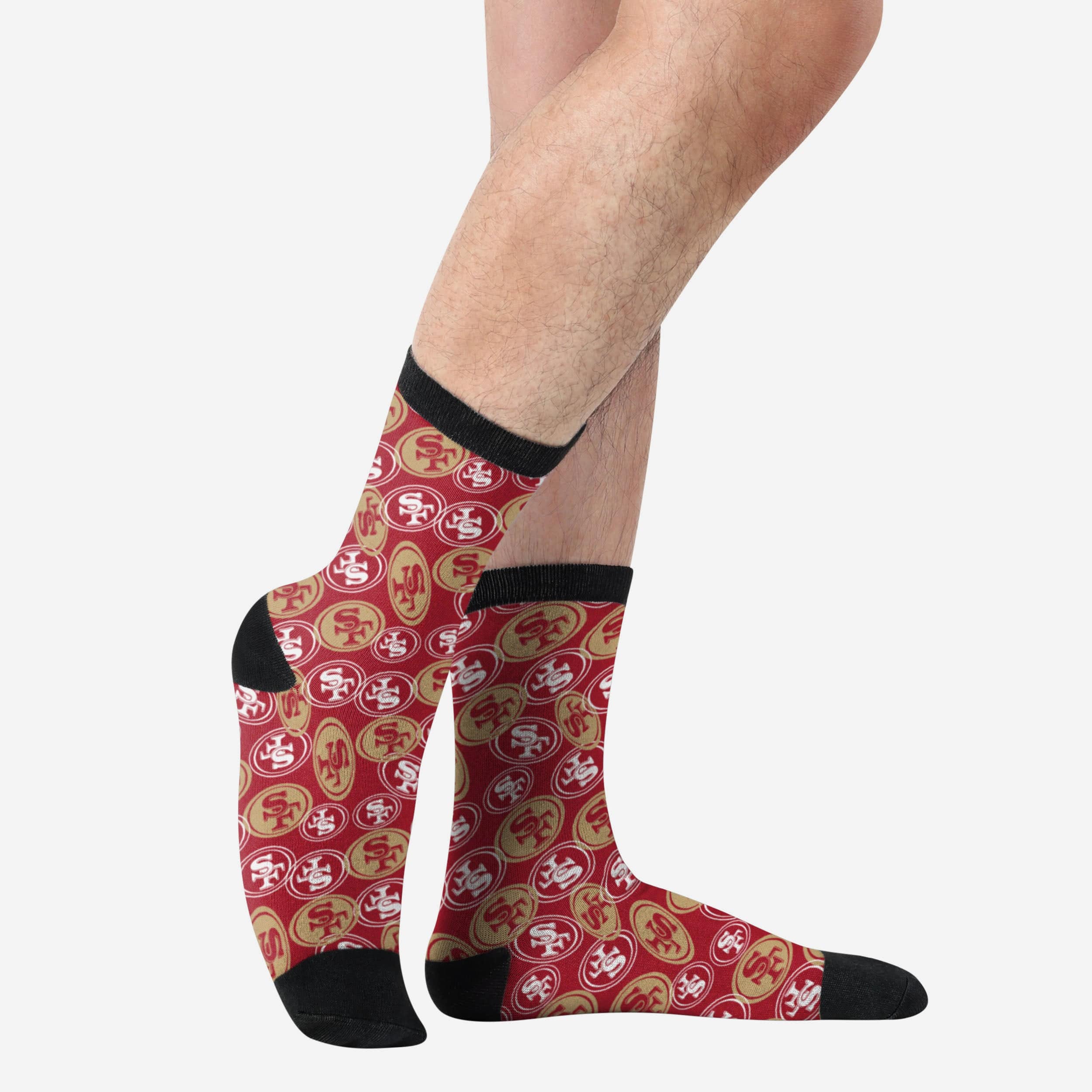 San Francisco 49ers Logo Blast Socks - Show Your Fandom!