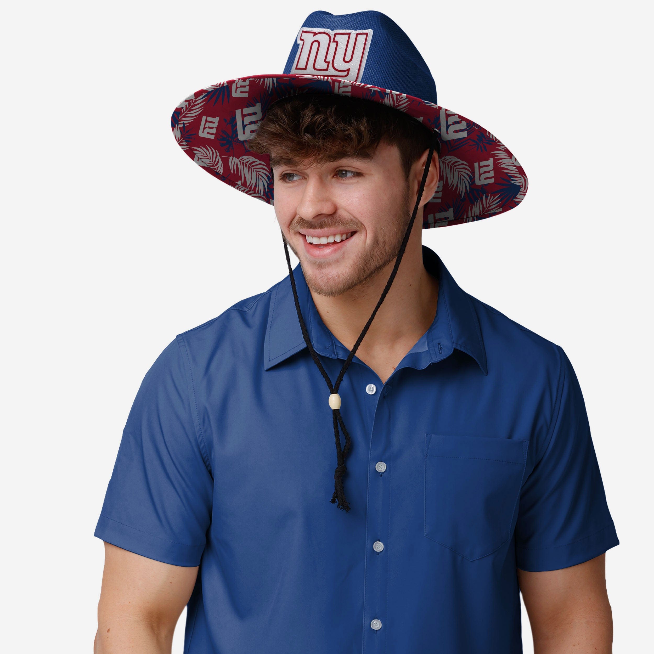 New York Giants Stylish Team Color Straw Hat