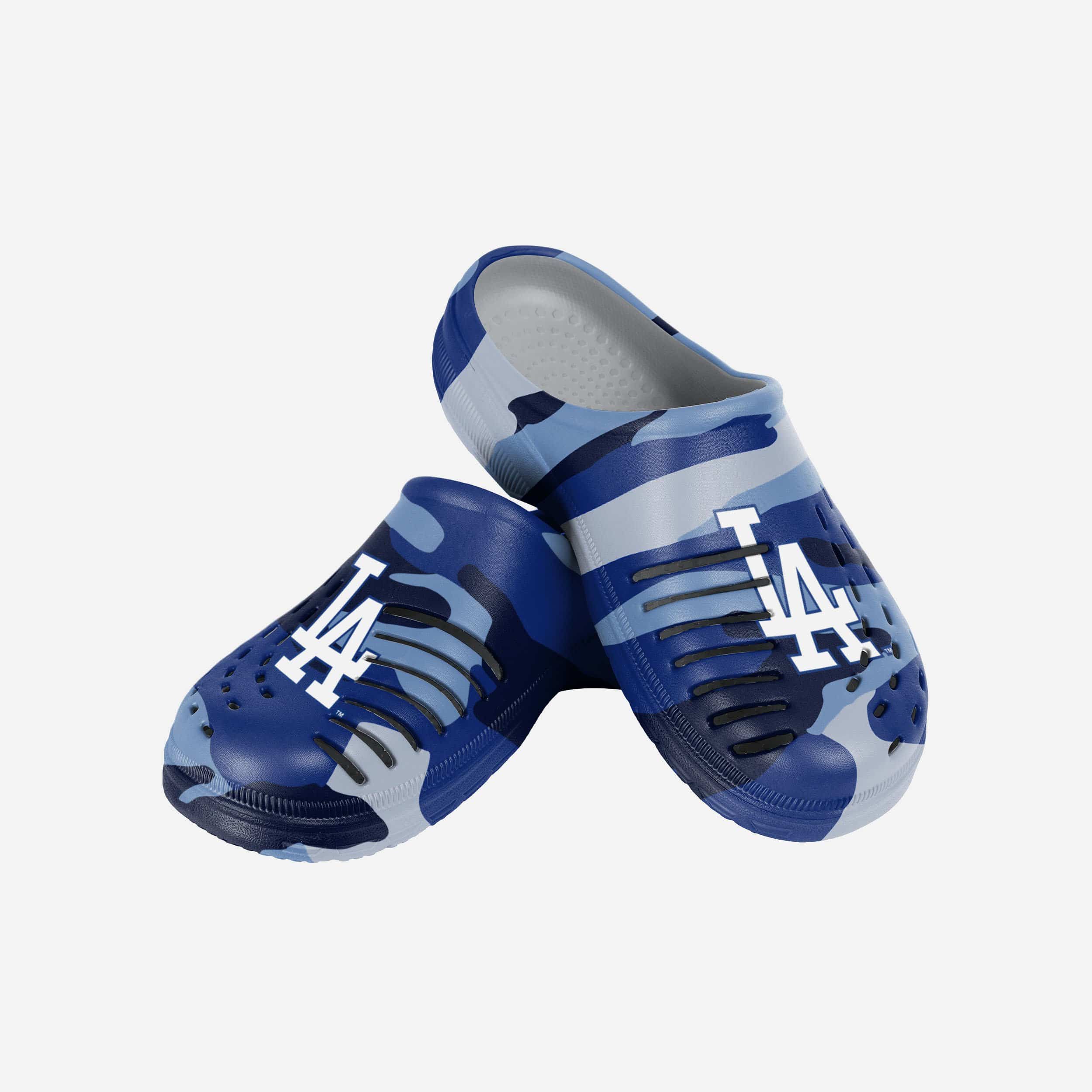 Los Angeles Dodgers Tonal Camo Clogs - Show Your Fandom!