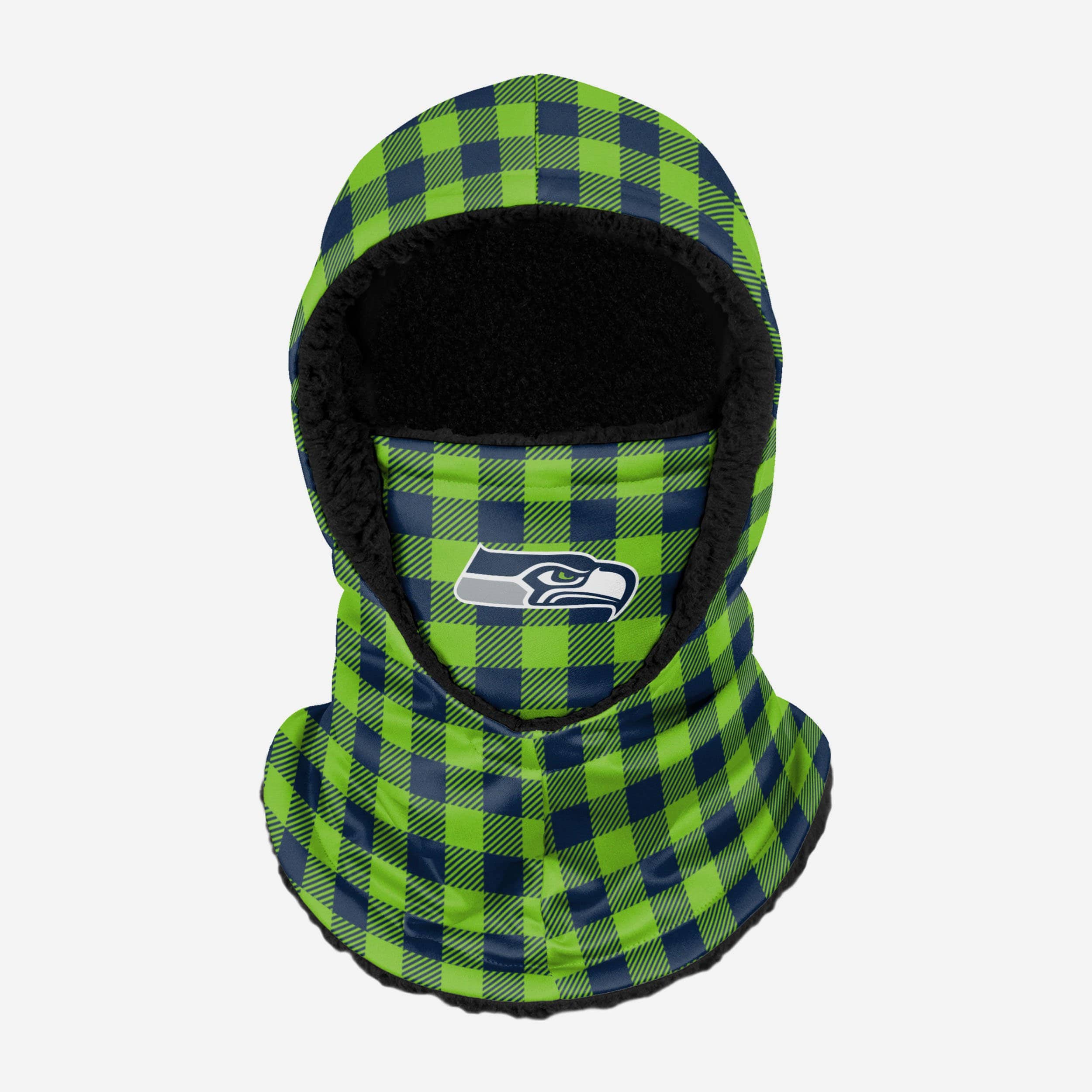 Seattle Seahawks Plaid Hooded Gaiter - The Ultimate Fashion and Warmth Essential