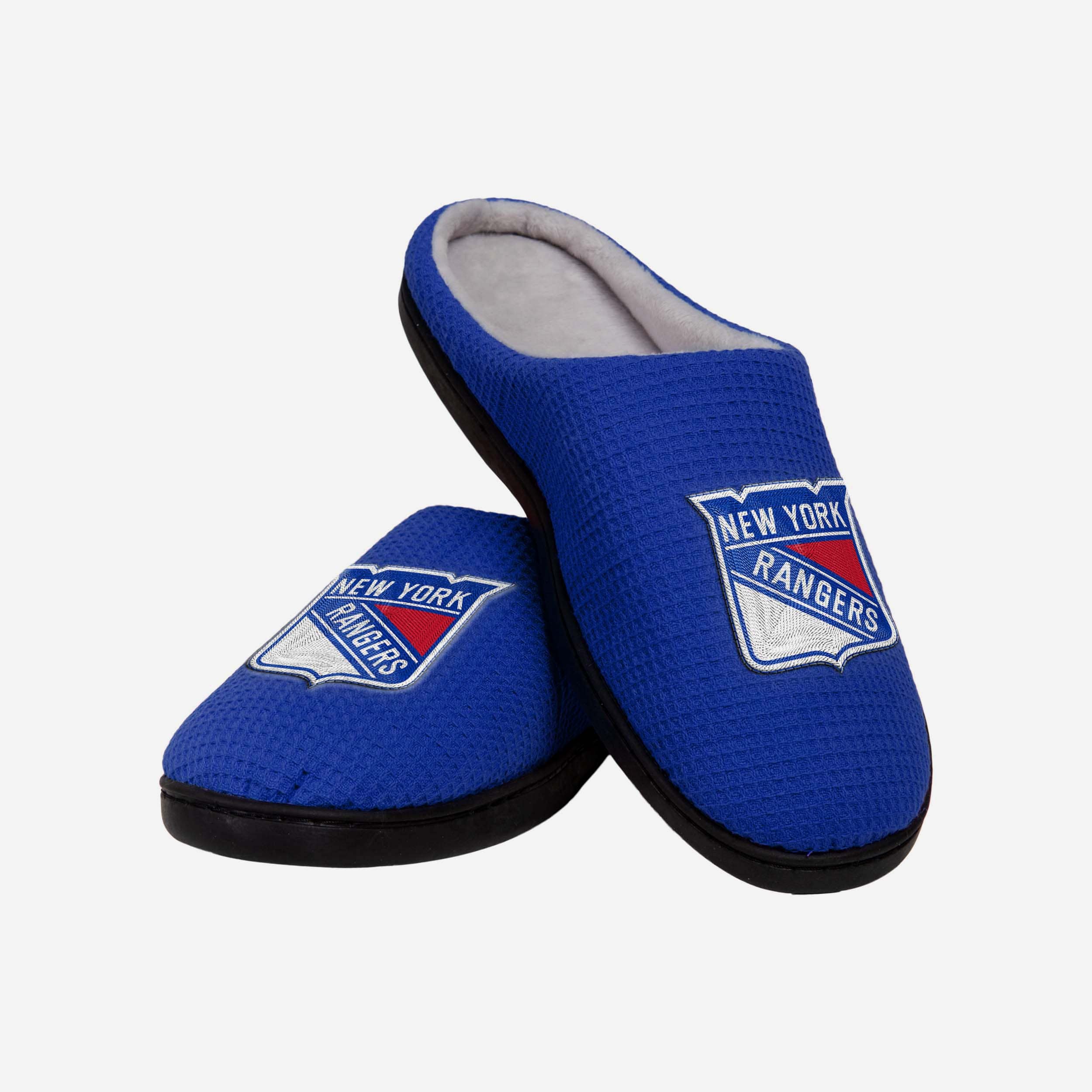 New York Rangers Dreamy Memory Foam Slide Slippers