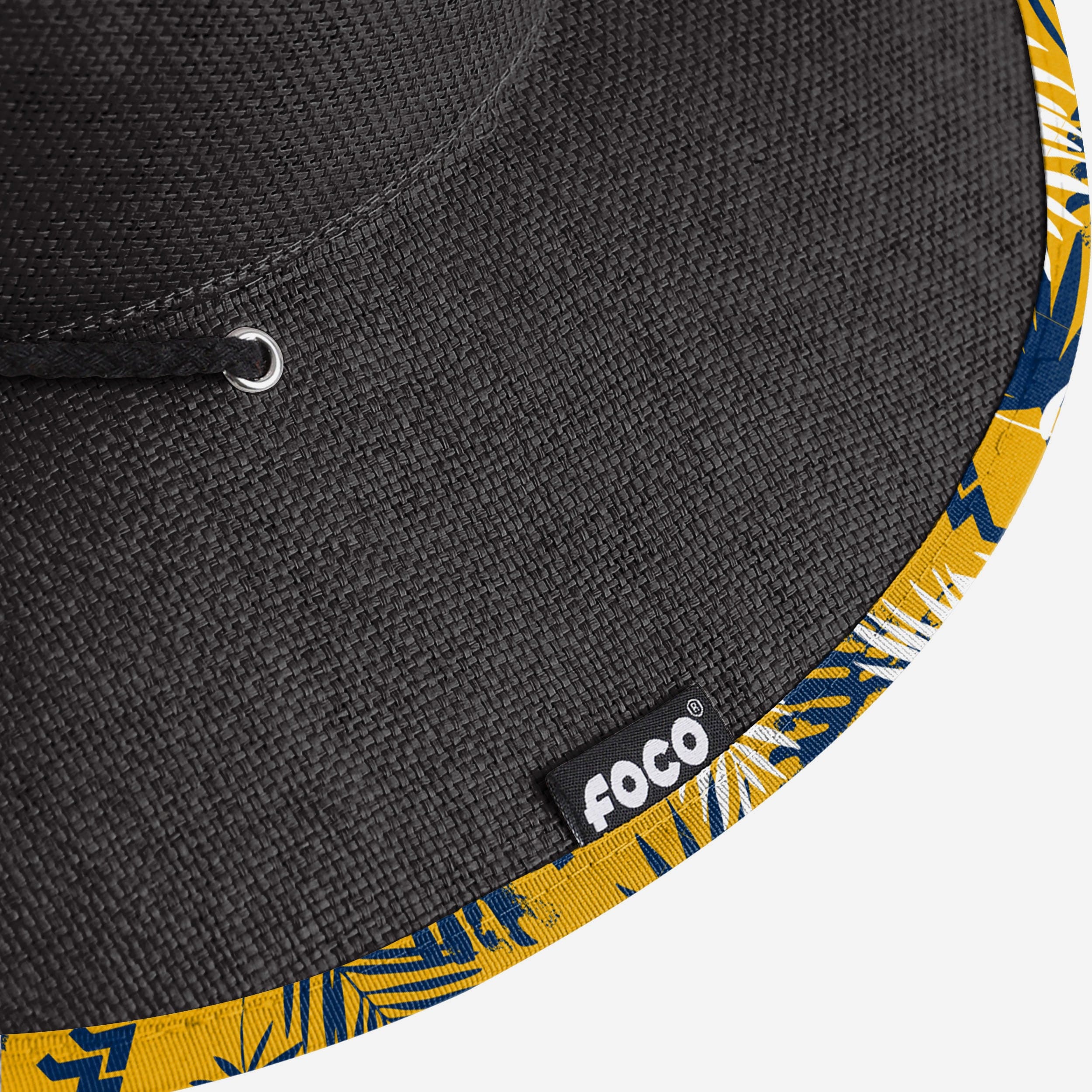 West Virginia Mountaineers Team Color Stylish Straw Hat