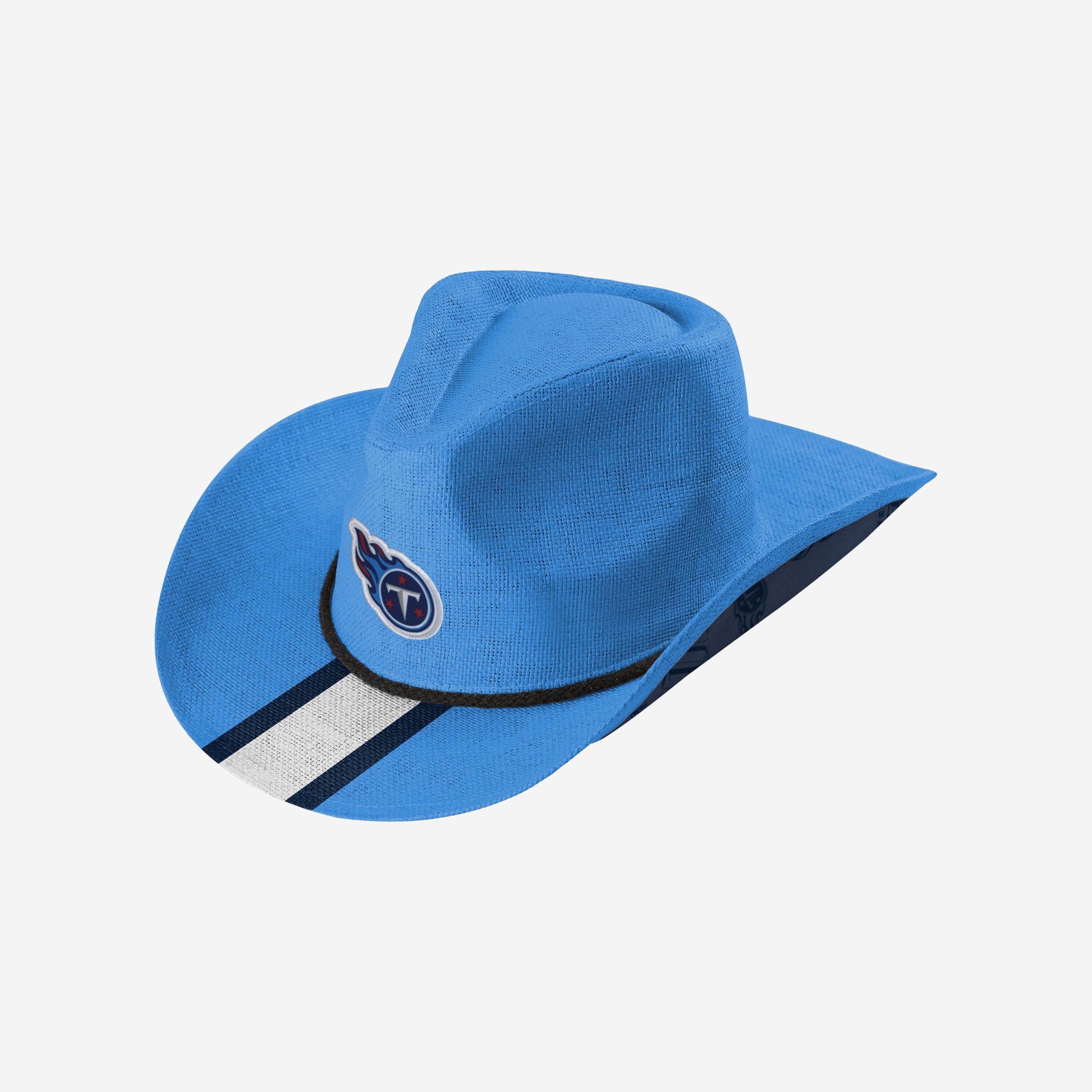 Stylish Tennessee Titans Team Stripe Cowboy Hat - Show Your Team Spirit!