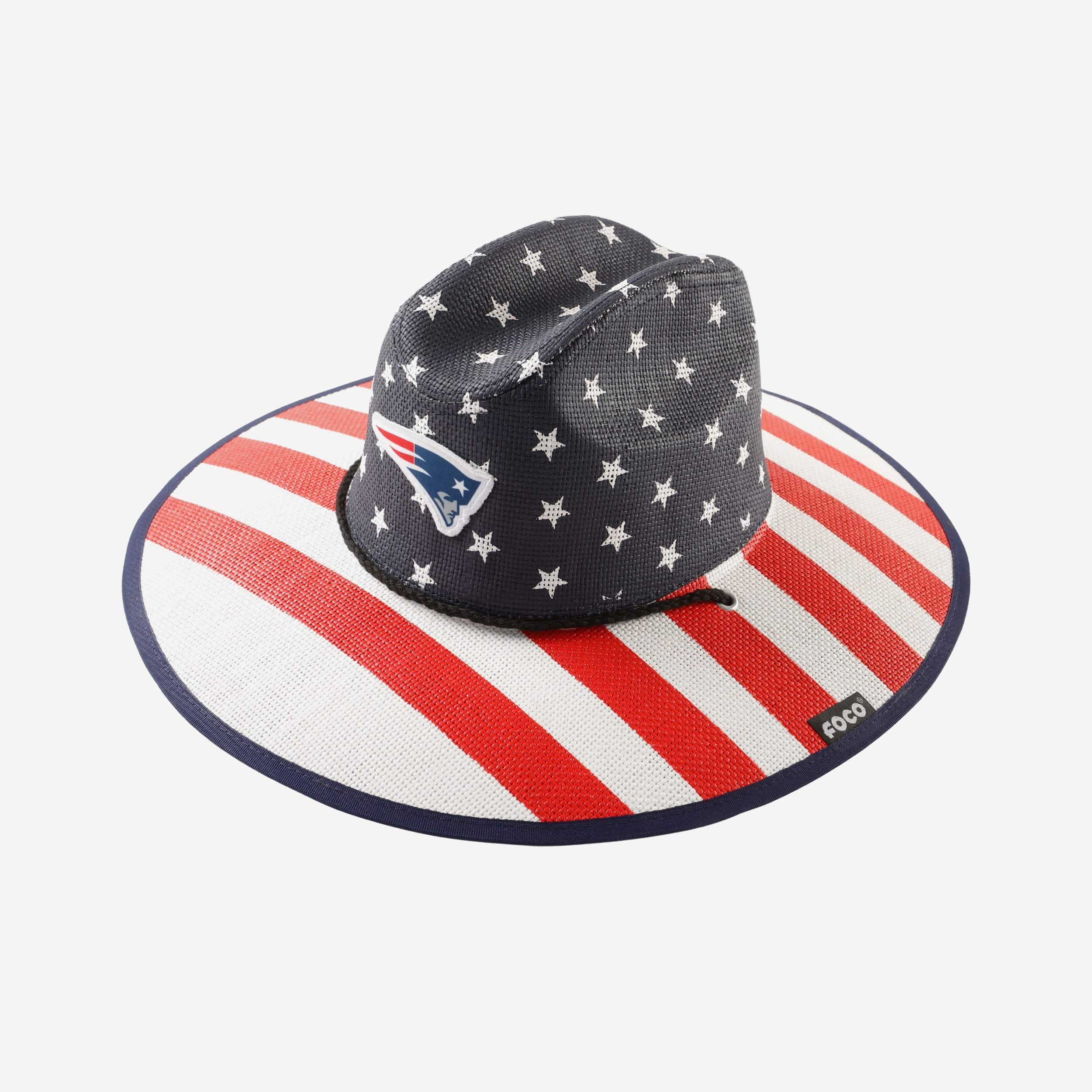 New England Patriots Thematic Straw Hat: Show Your Team Spirit!