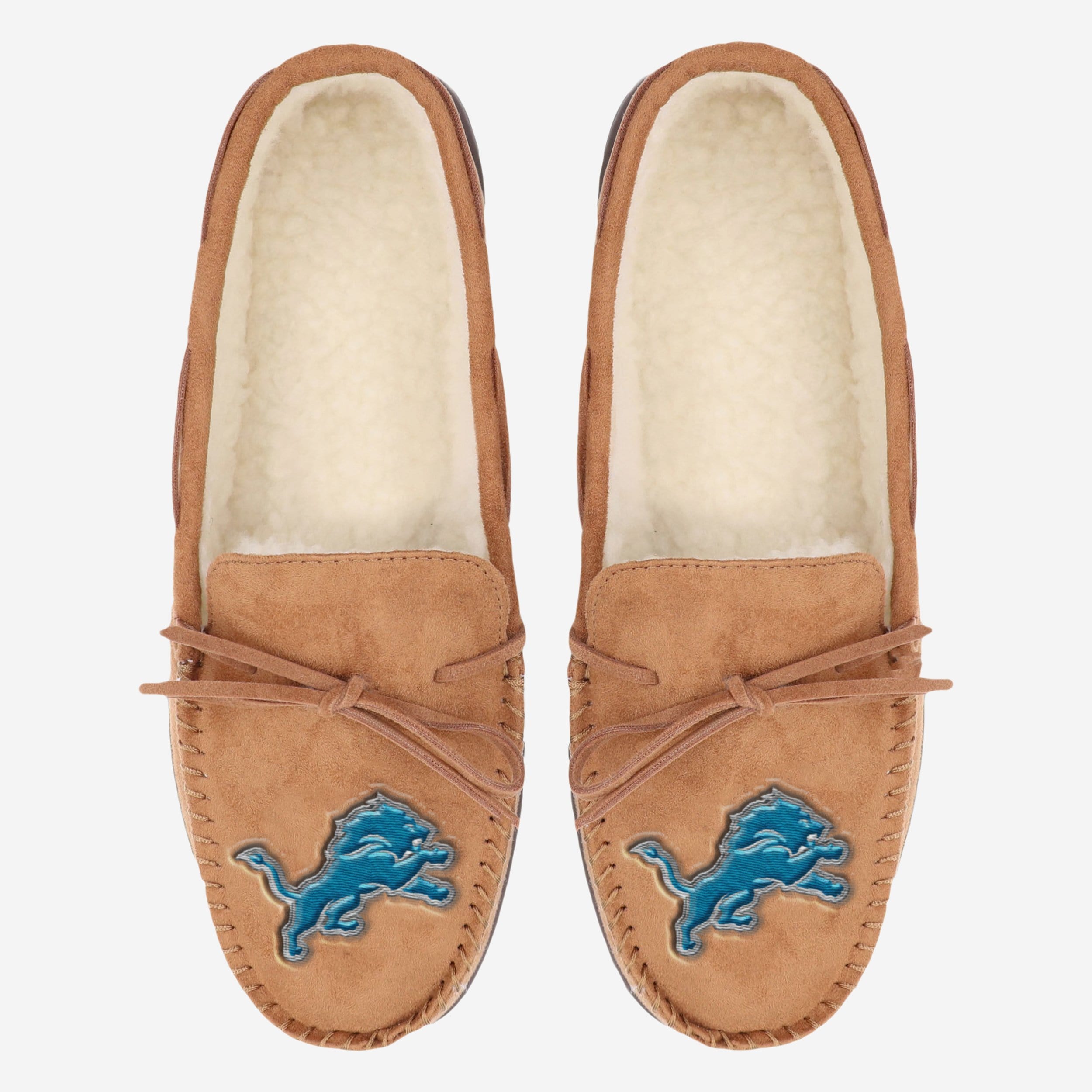 Detroit Lions Super Comfy Moccasin Slippers
