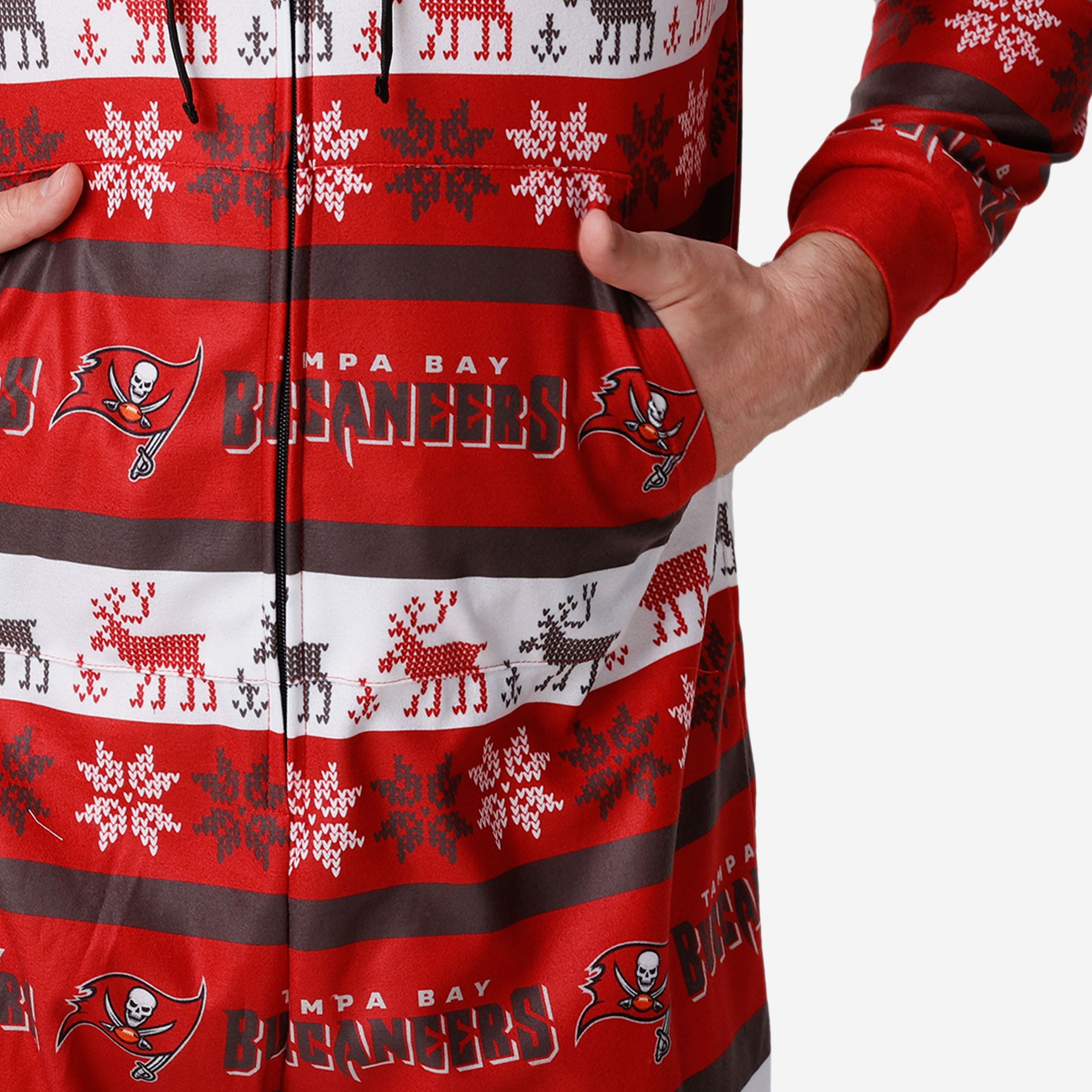 Tampa Bay Buccaneers Super Cozy Short One Piece Pajamas