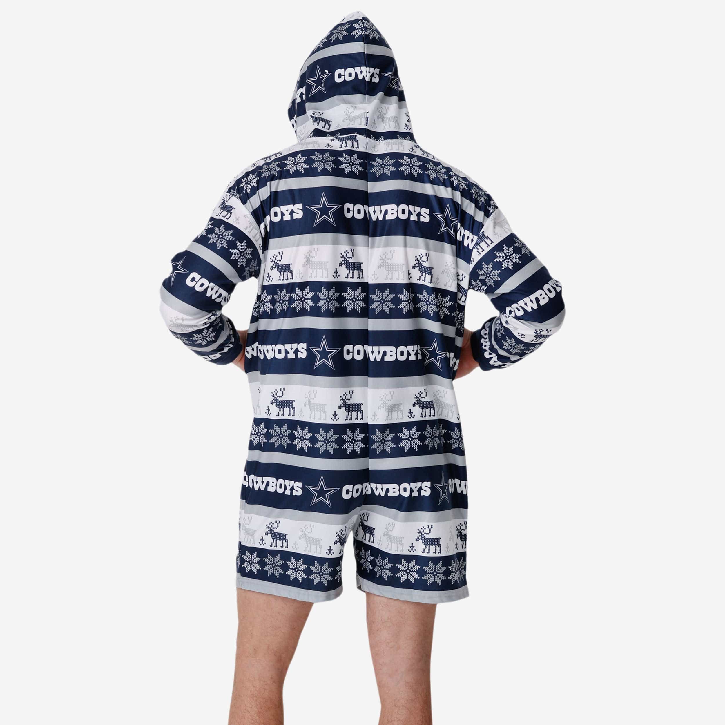 Dallas Cowboys Super Cozy Short One-Piece Pajamas