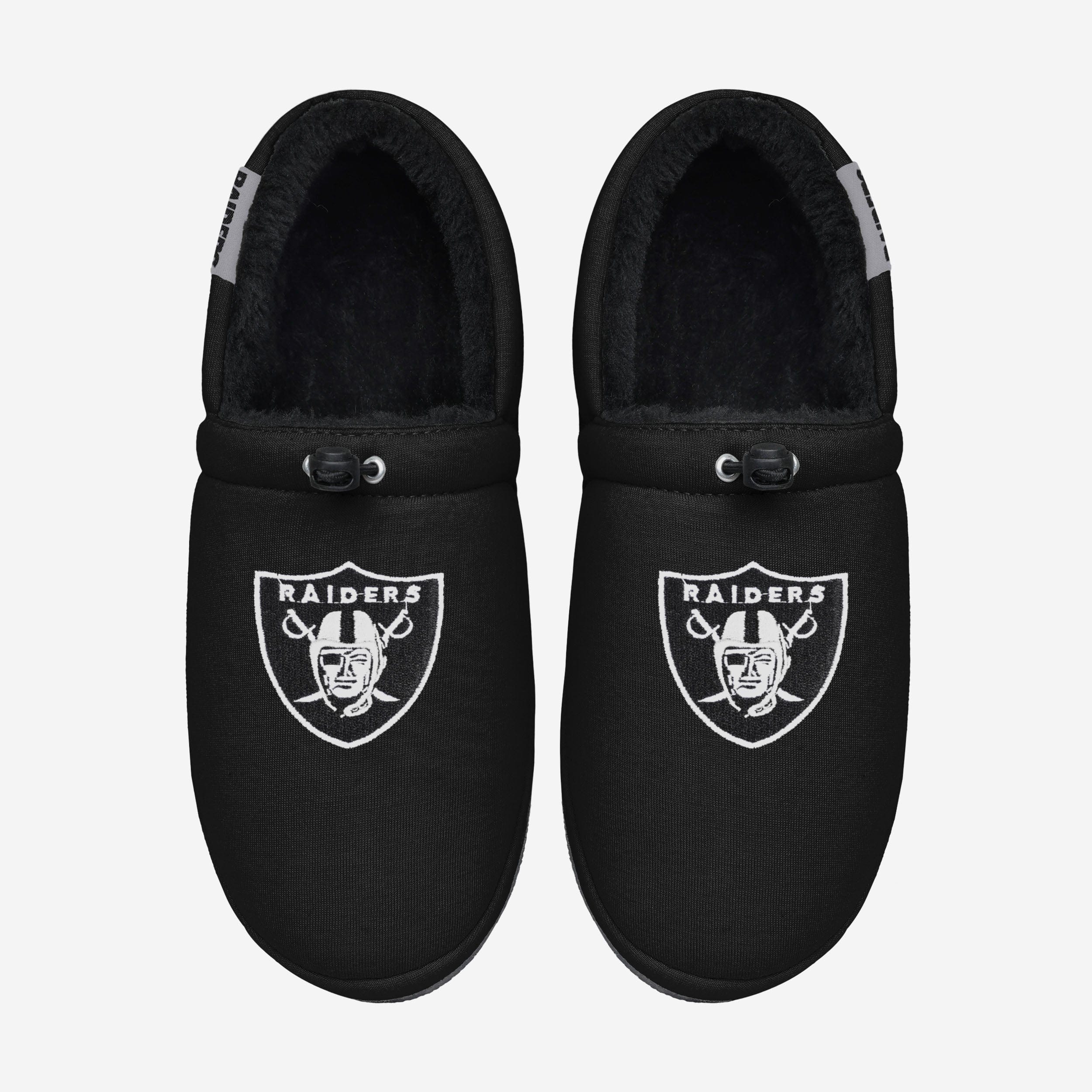 Las Vegas Raiders Big Logo Athletic Slippers: Show Your Team Pride in Style
