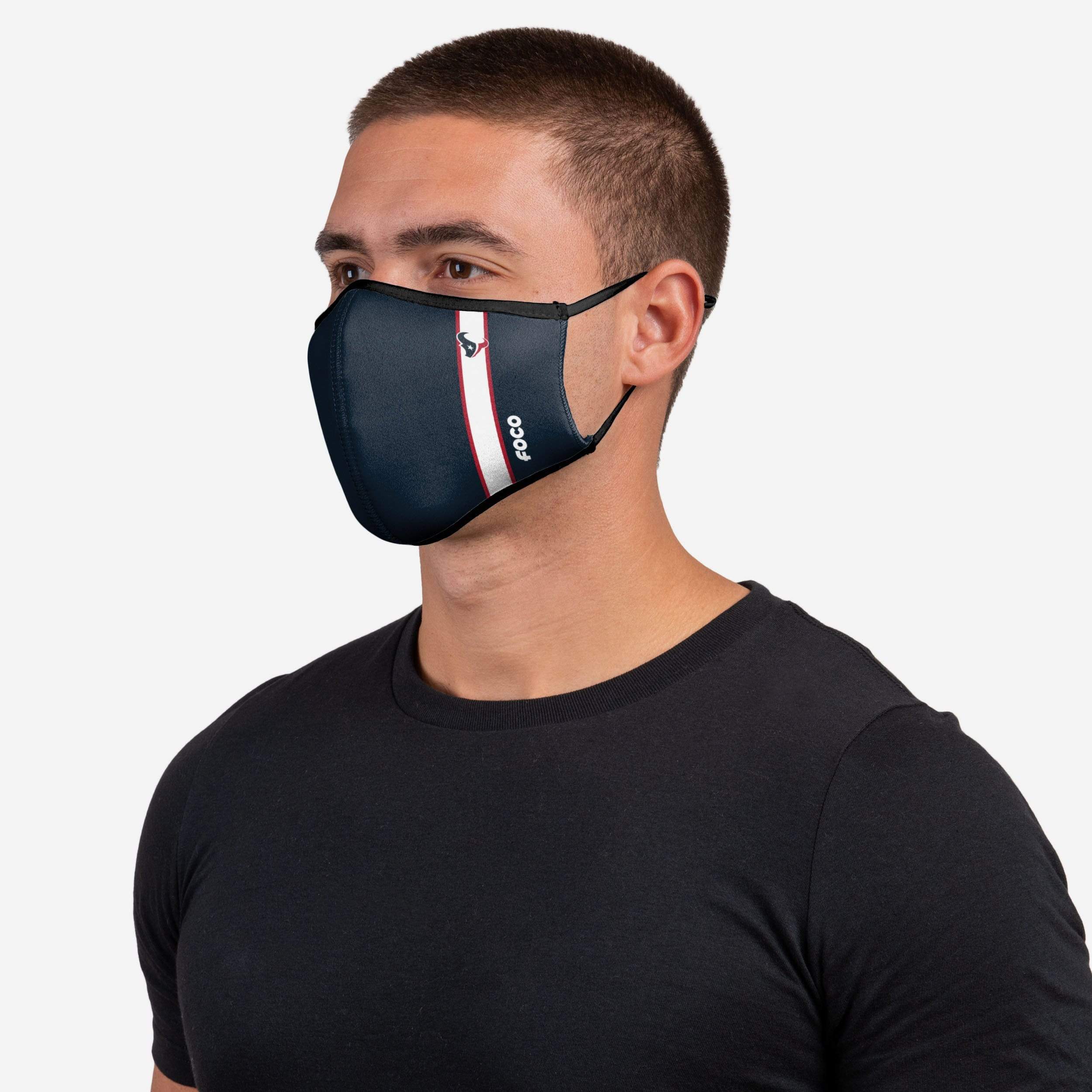 Houston Texans 3-Pack Stylish Sport Face Covers