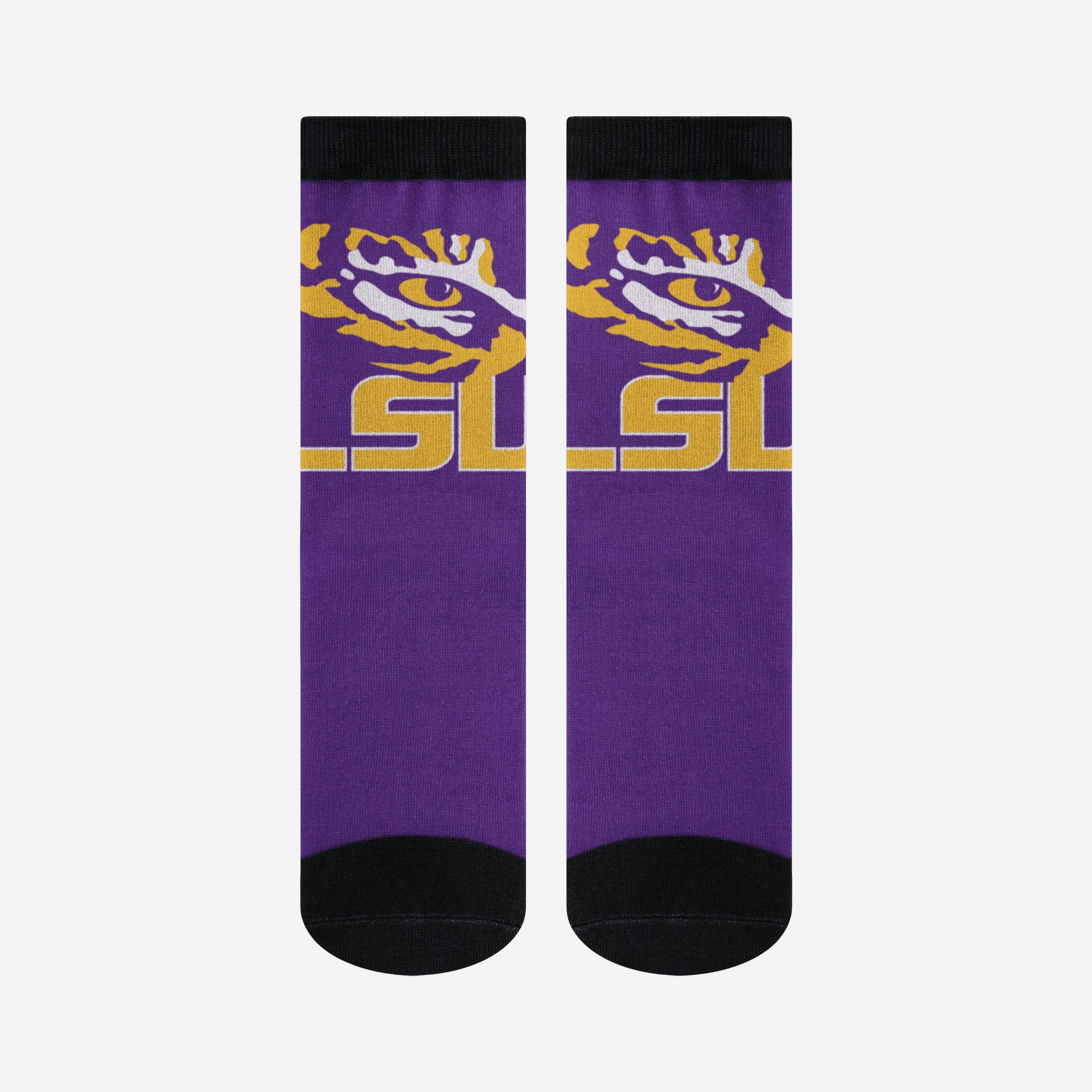 LSU Tigers Prime Time Victory Socks