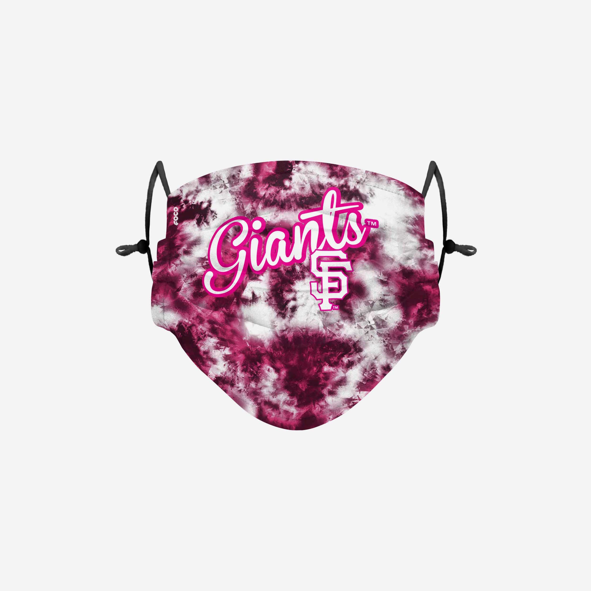 San Francisco Giants Pink Tie - Dye Adjustable Face Cover: A Fashionable Team Statement