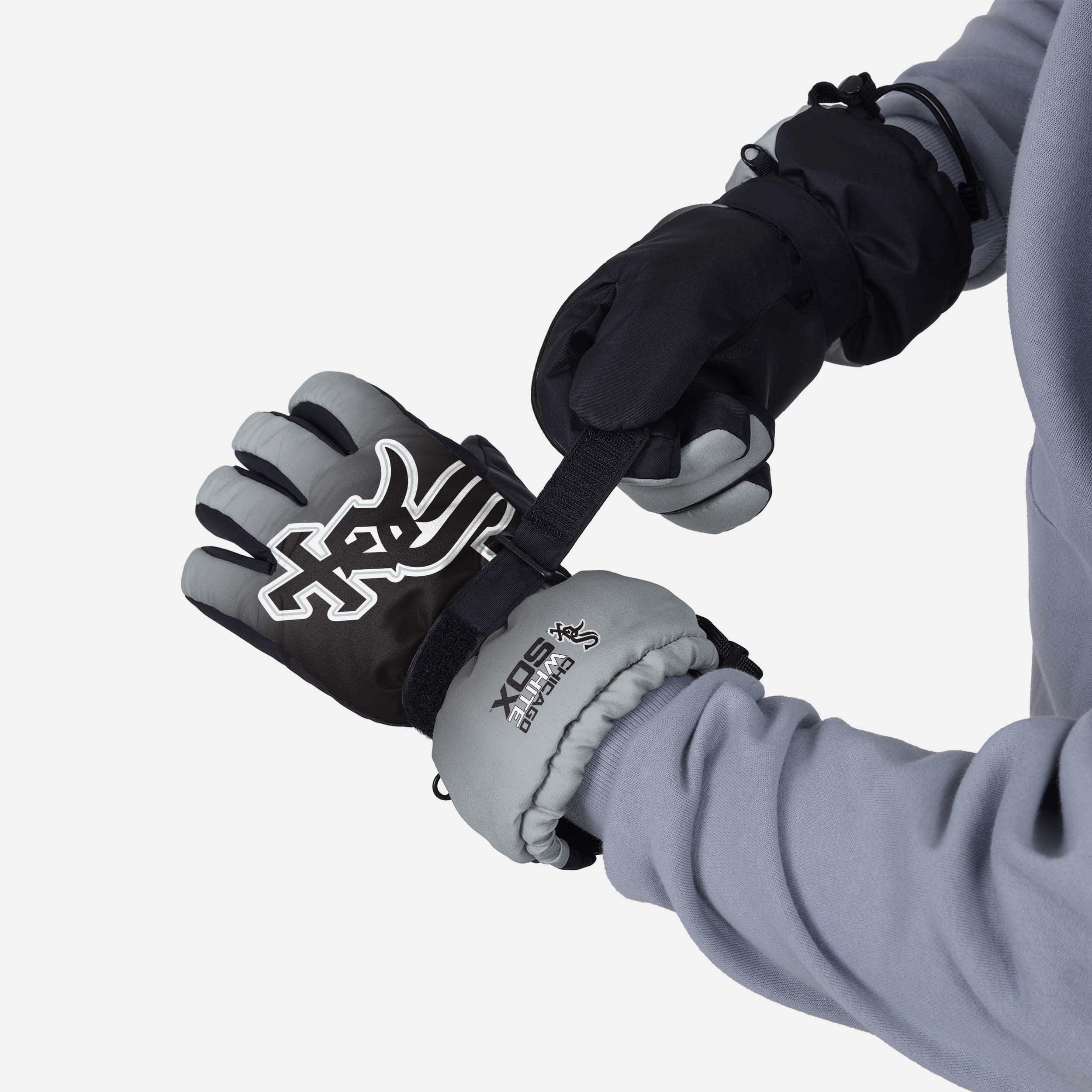 Chicago White Sox Gradient Big Logo Insulated Gloves - Show Your Team Spirit!