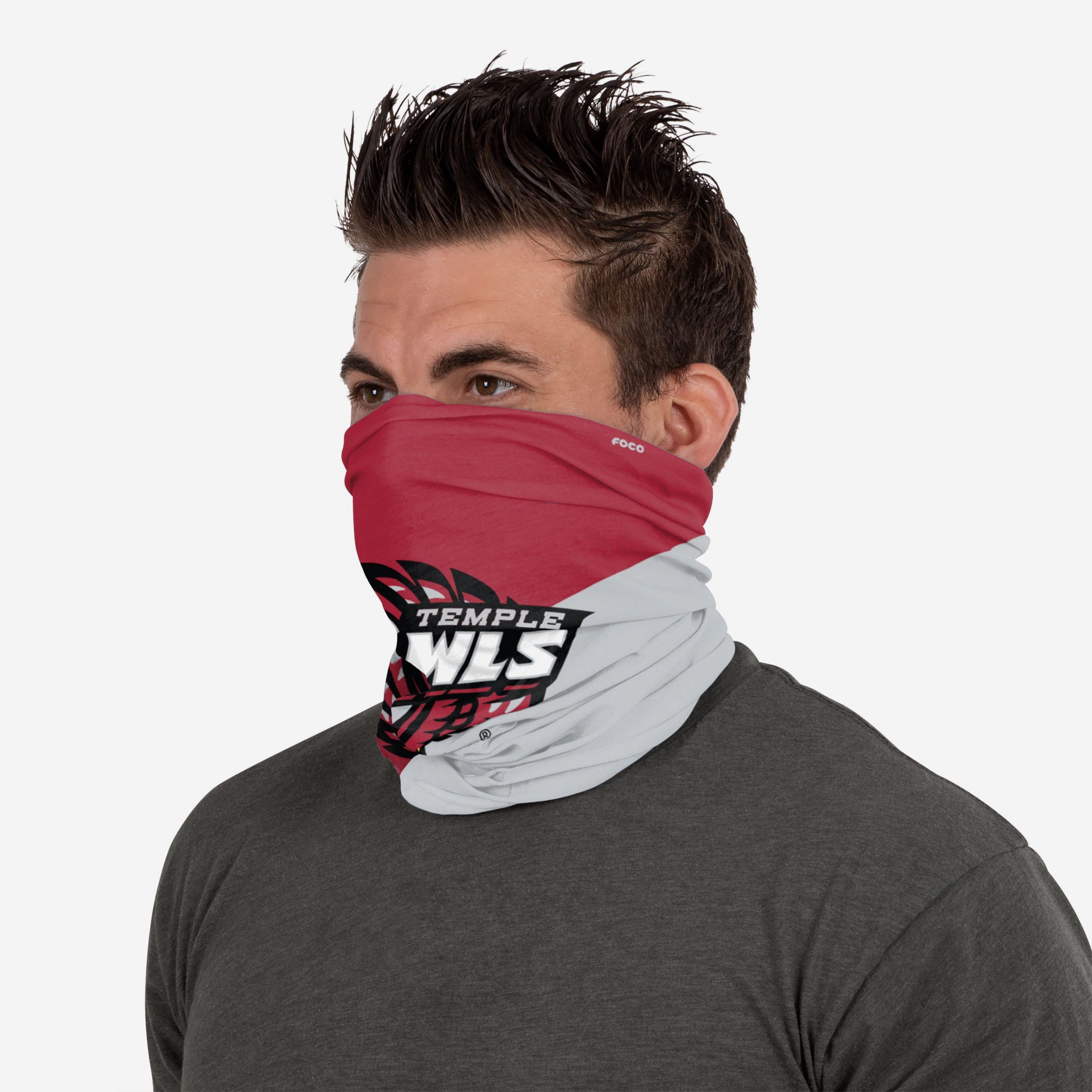 Temple Owls Stunning Big Logo Gaiter Scarf - Represent Your Team in Style!