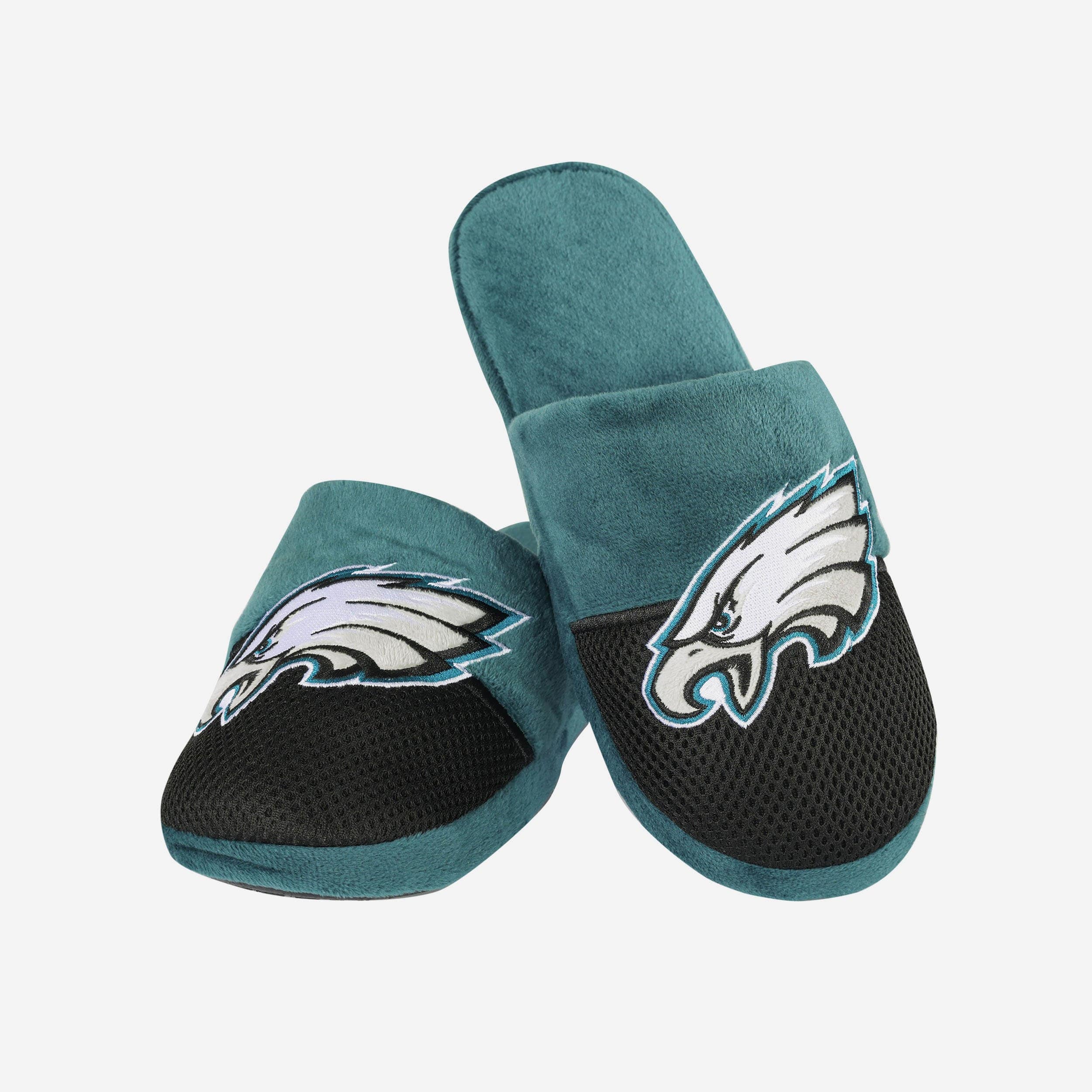 Philadelphia Eagles Team Logo Luxury Staycation Slippers