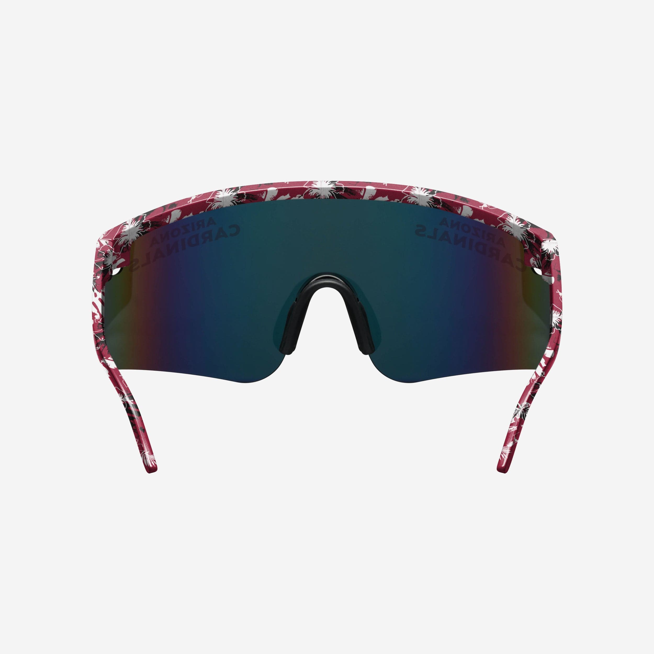 Stylish Arizona Cardinals Floral Large Frame Sunglasses