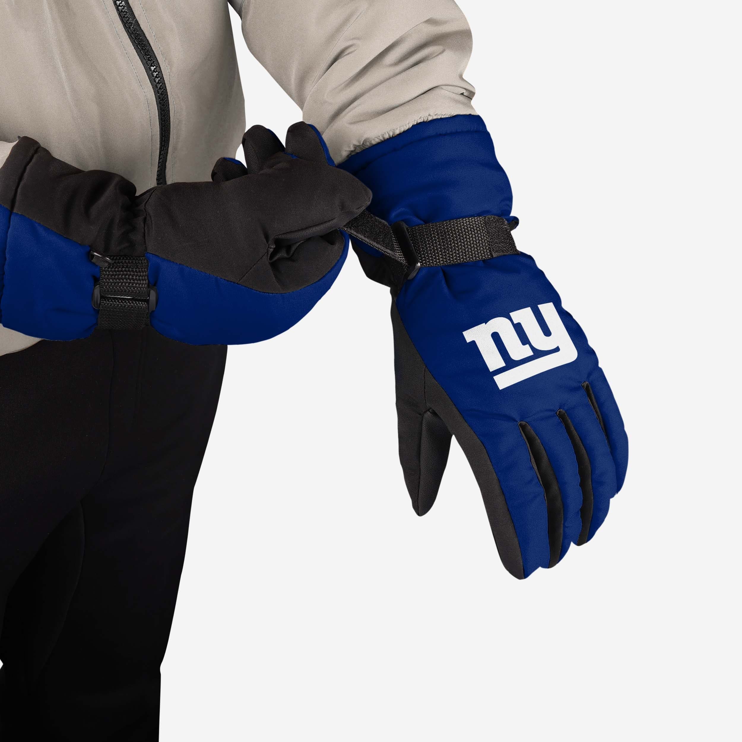 New York Giants Super-Insulated Big Logo Gloves - Show Your Team Spirit!