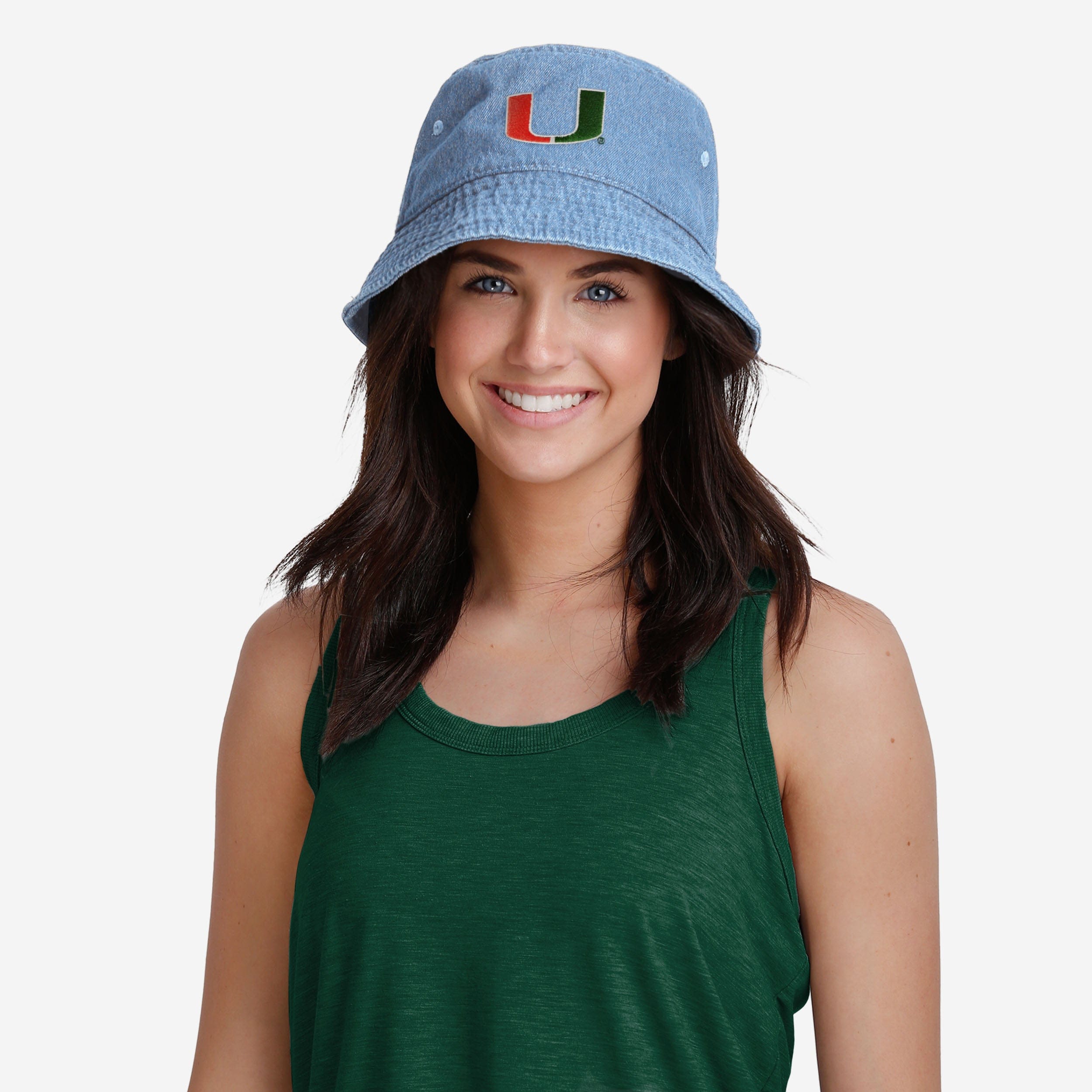 Gorgeous Miami Hurricanes Denim Bucket Hat - Show Your Team Spirit!