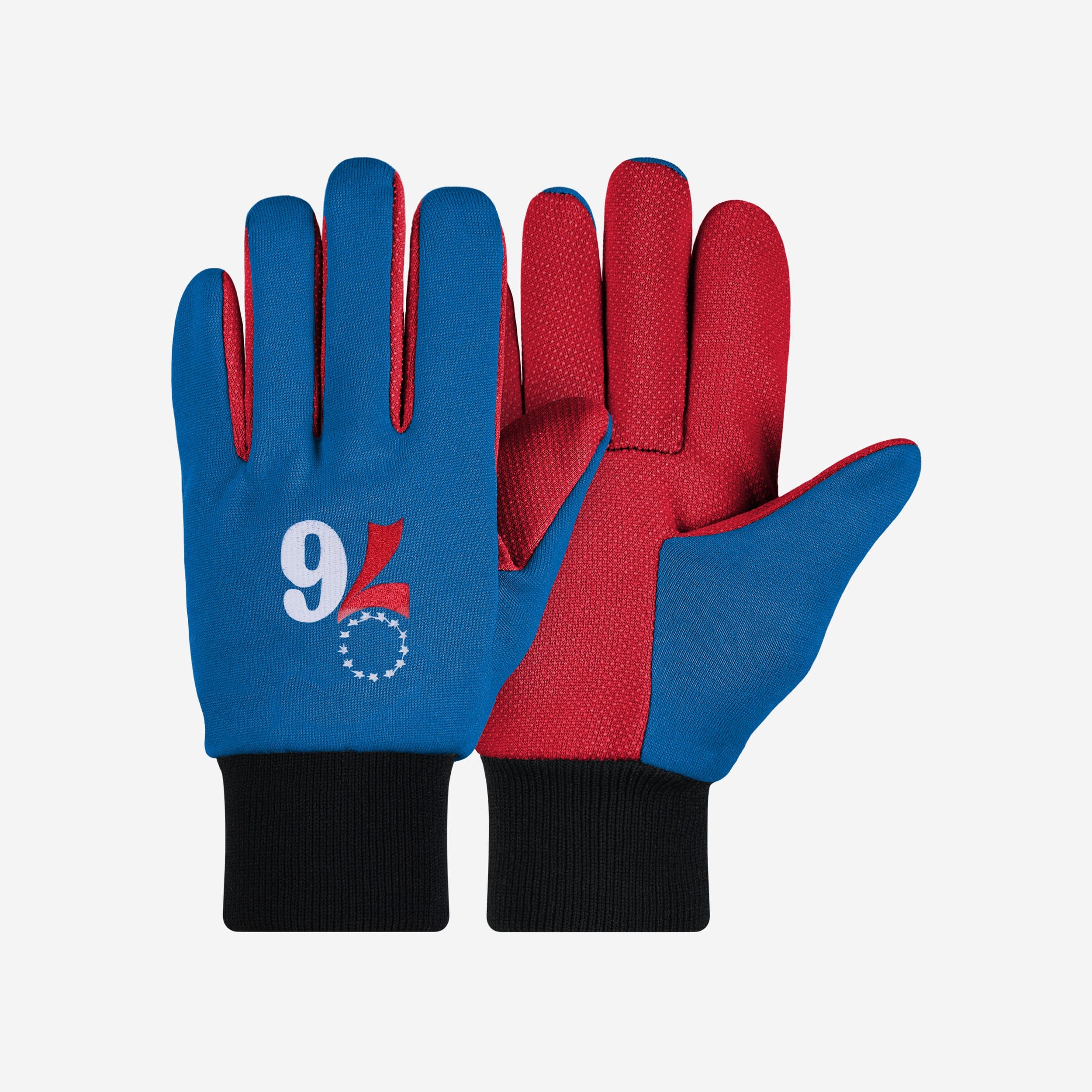 Philadelphia 76ers Colored Palm Utility Gloves