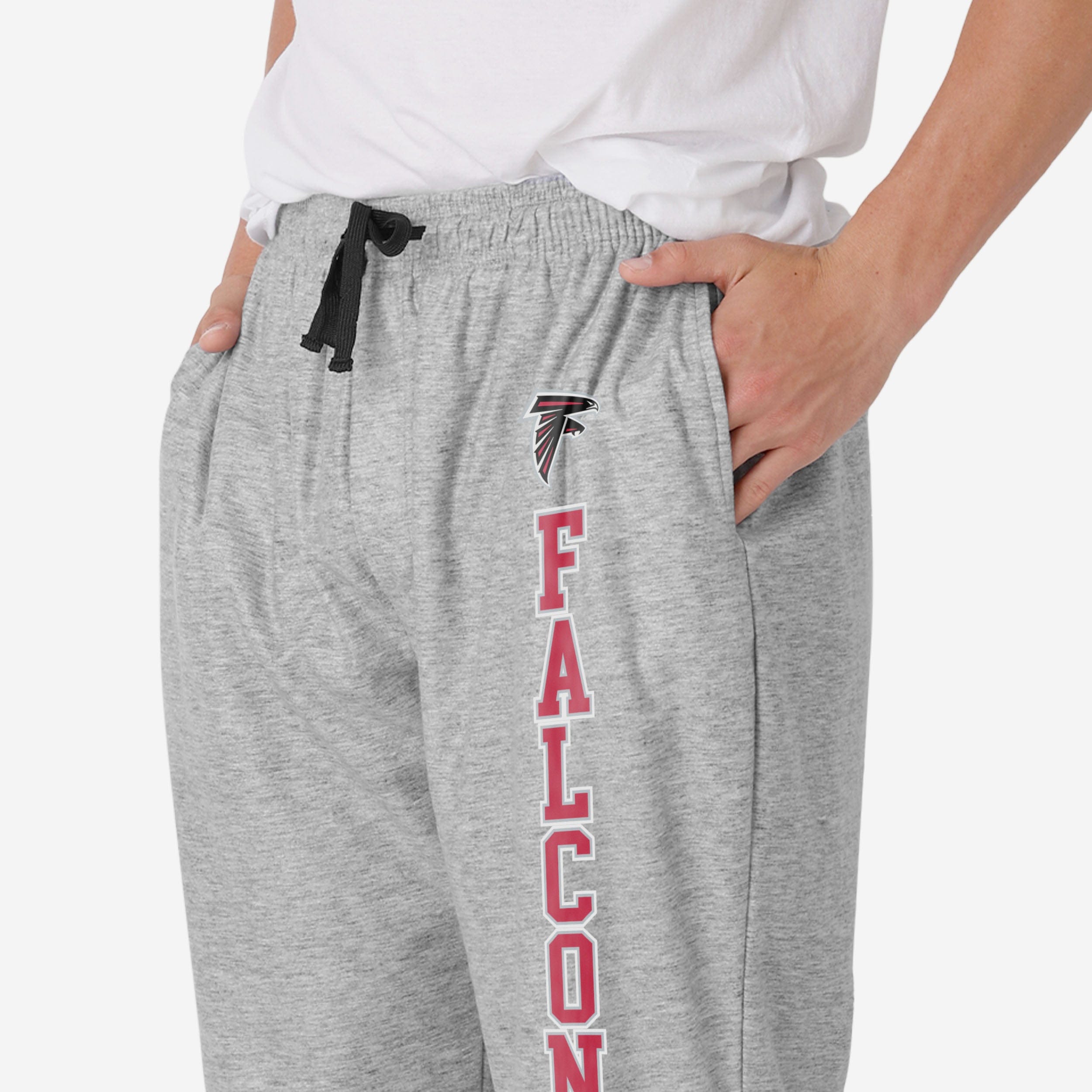 Atlanta Falcons Gray Athletic Lounge Pants - Comfortable Fandom Gear