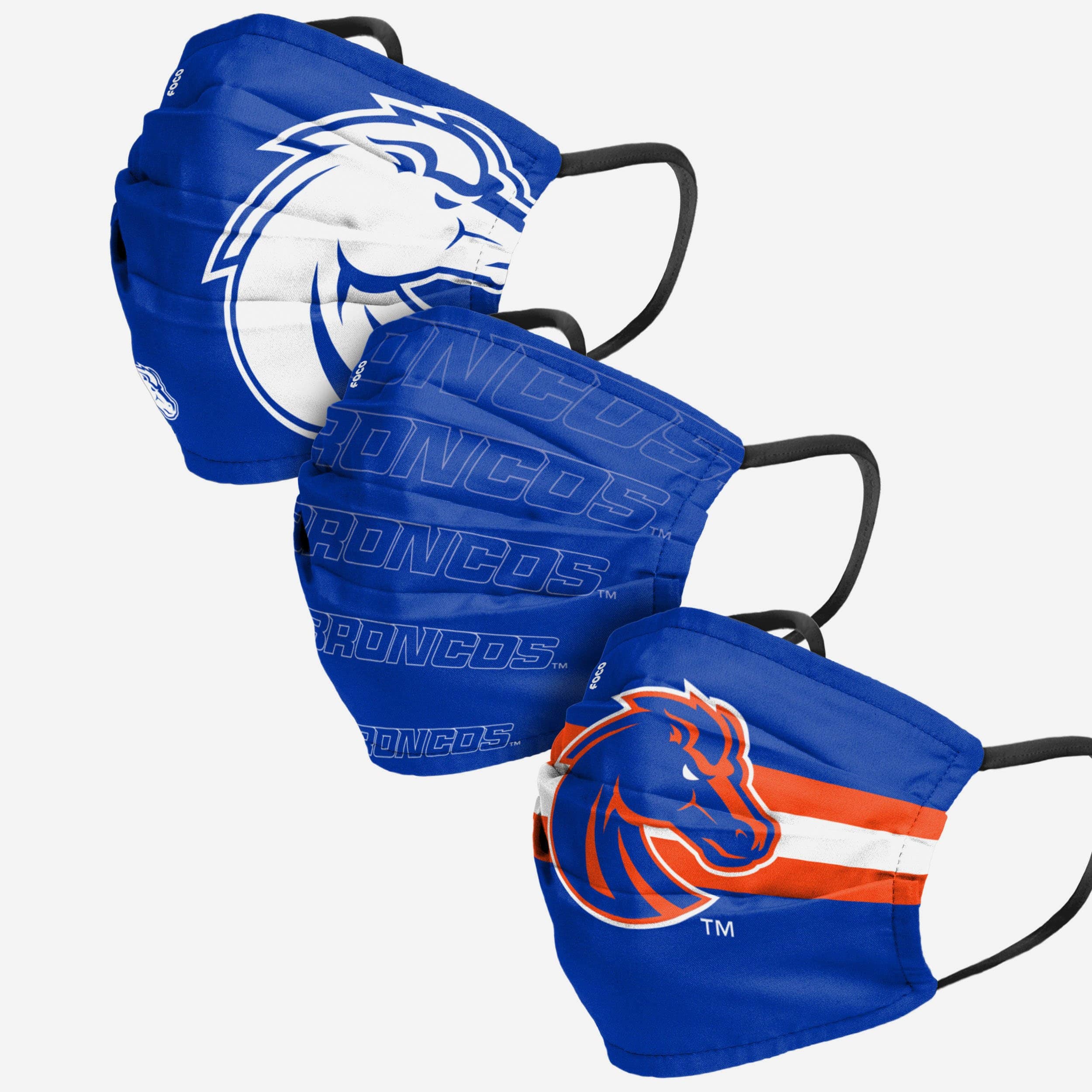 Boise State Broncos Matchday 3-Pack Face Cover - Show Your Team Spirit!