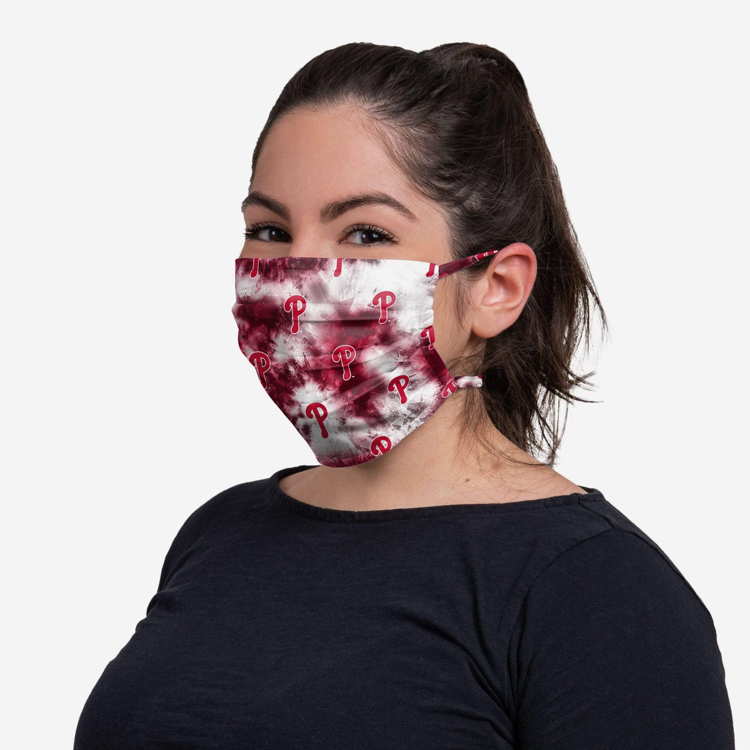 Philadelphia Phillies Tie - Dye Tie - Back Stylish Face Cover