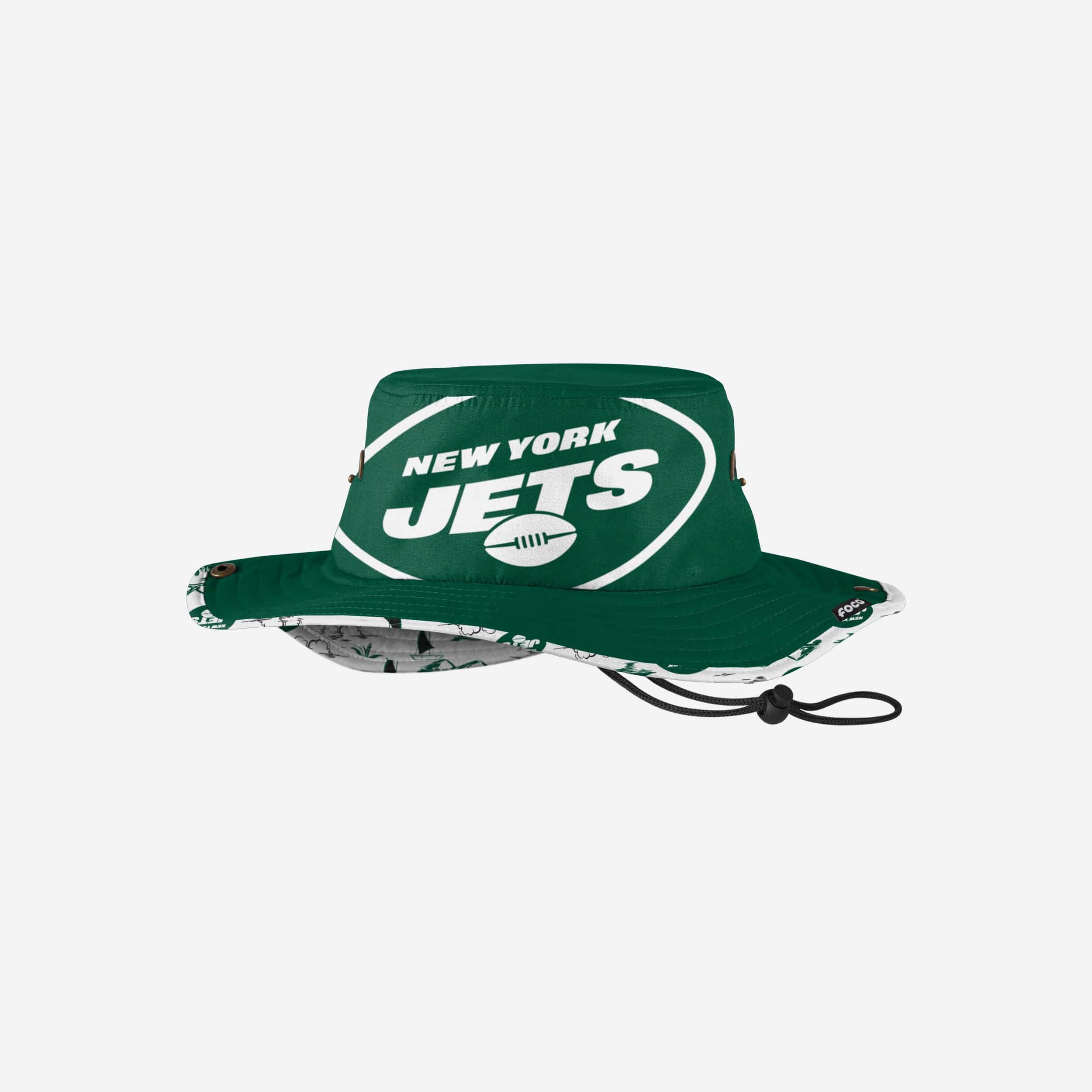 New York Jets Stylish Cropped Big Logo Hybrid Boonie Hat