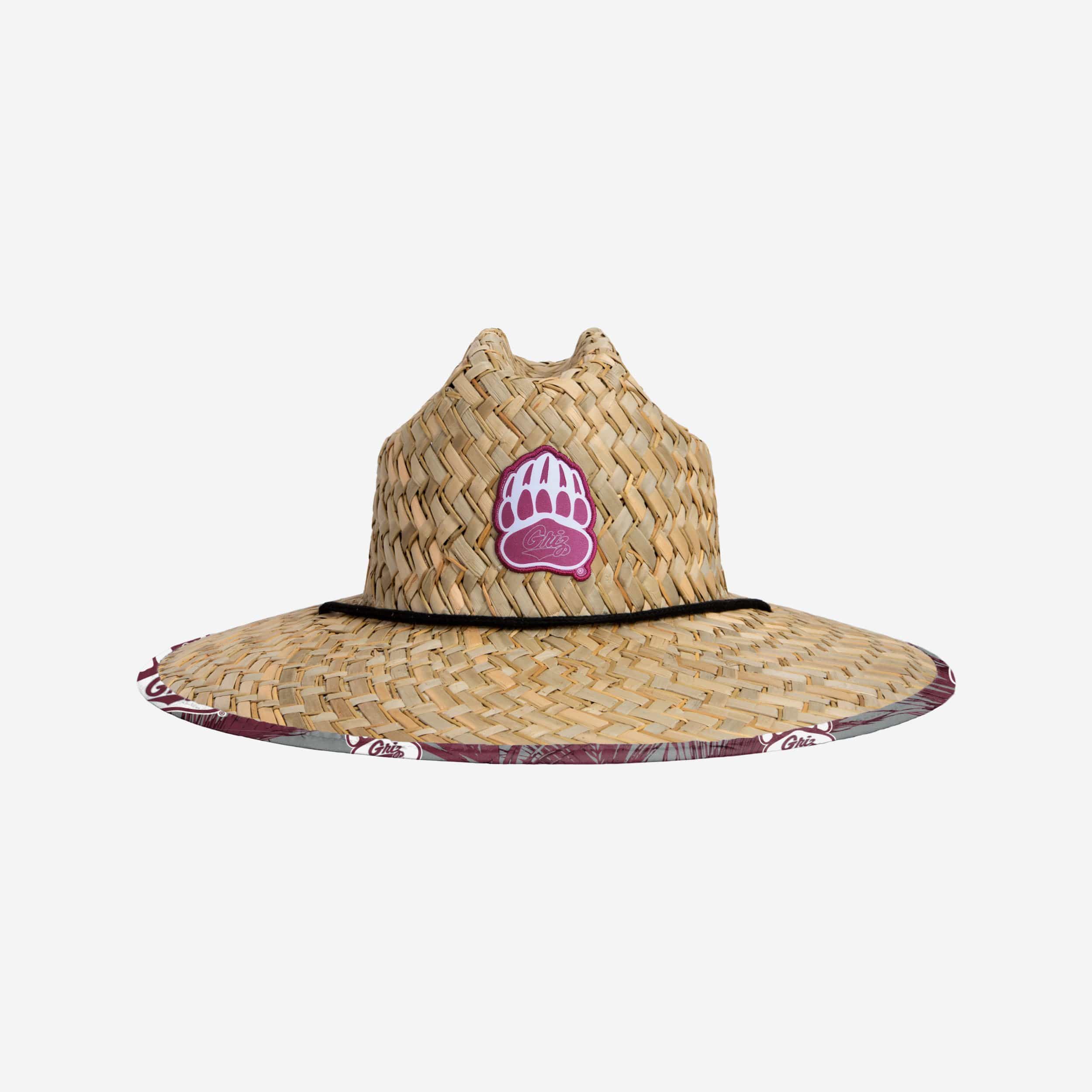 Montana Grizzlies Stylish Floral Straw Hat - A Summer Must-Have