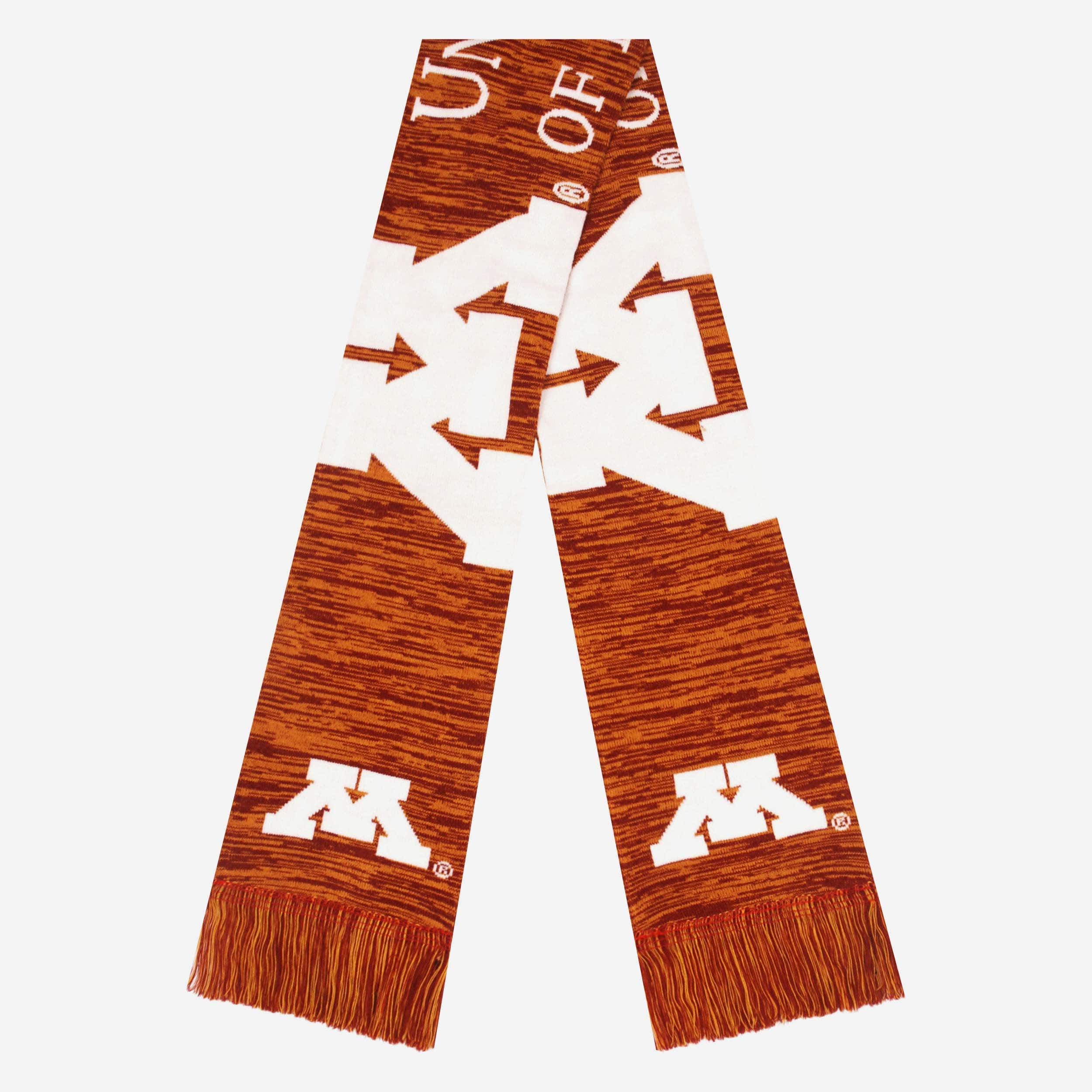 Minnesota Golden Gophers Stunning Wordmark Big Logo Colorblend Scarf