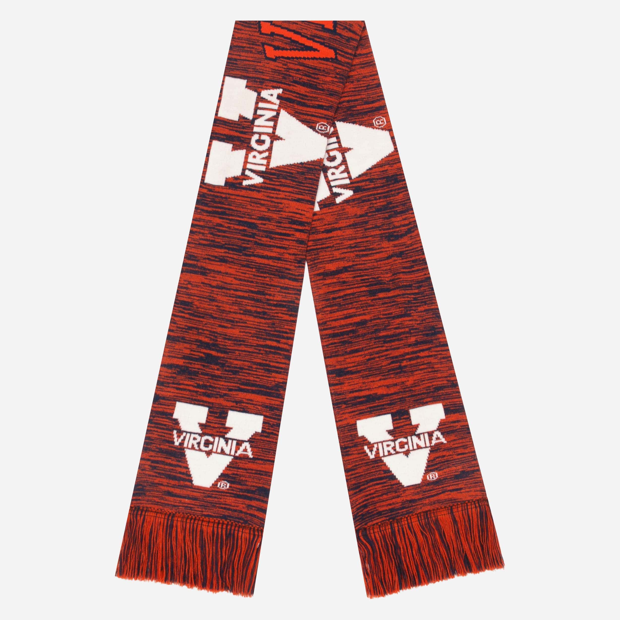 Virginia Cavaliers Wordmark Big Logo Colorblend Scarf - Stay Warm and Stylish