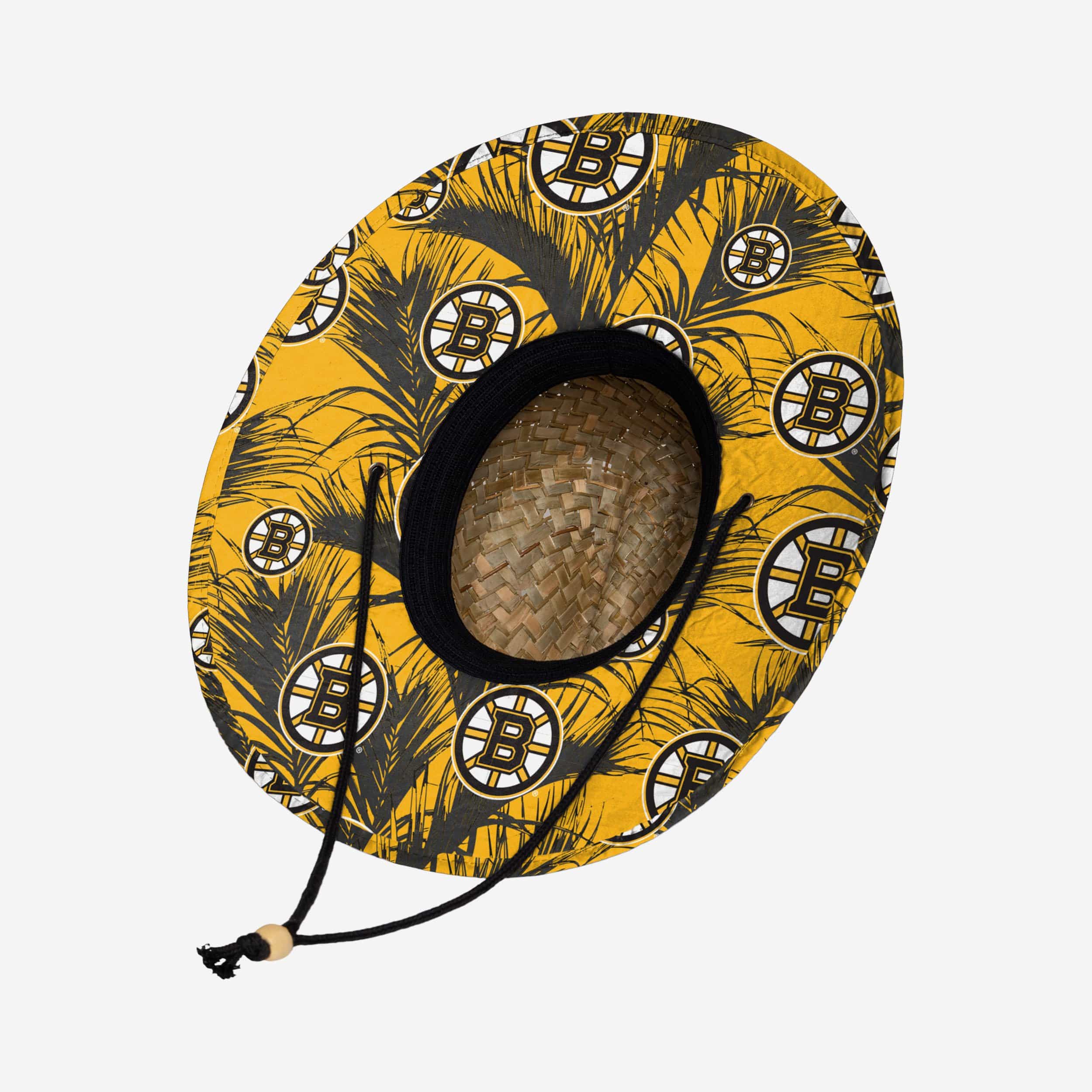 Sizzlin' Boston Bruins Floral Straw Hat for Hot Summers