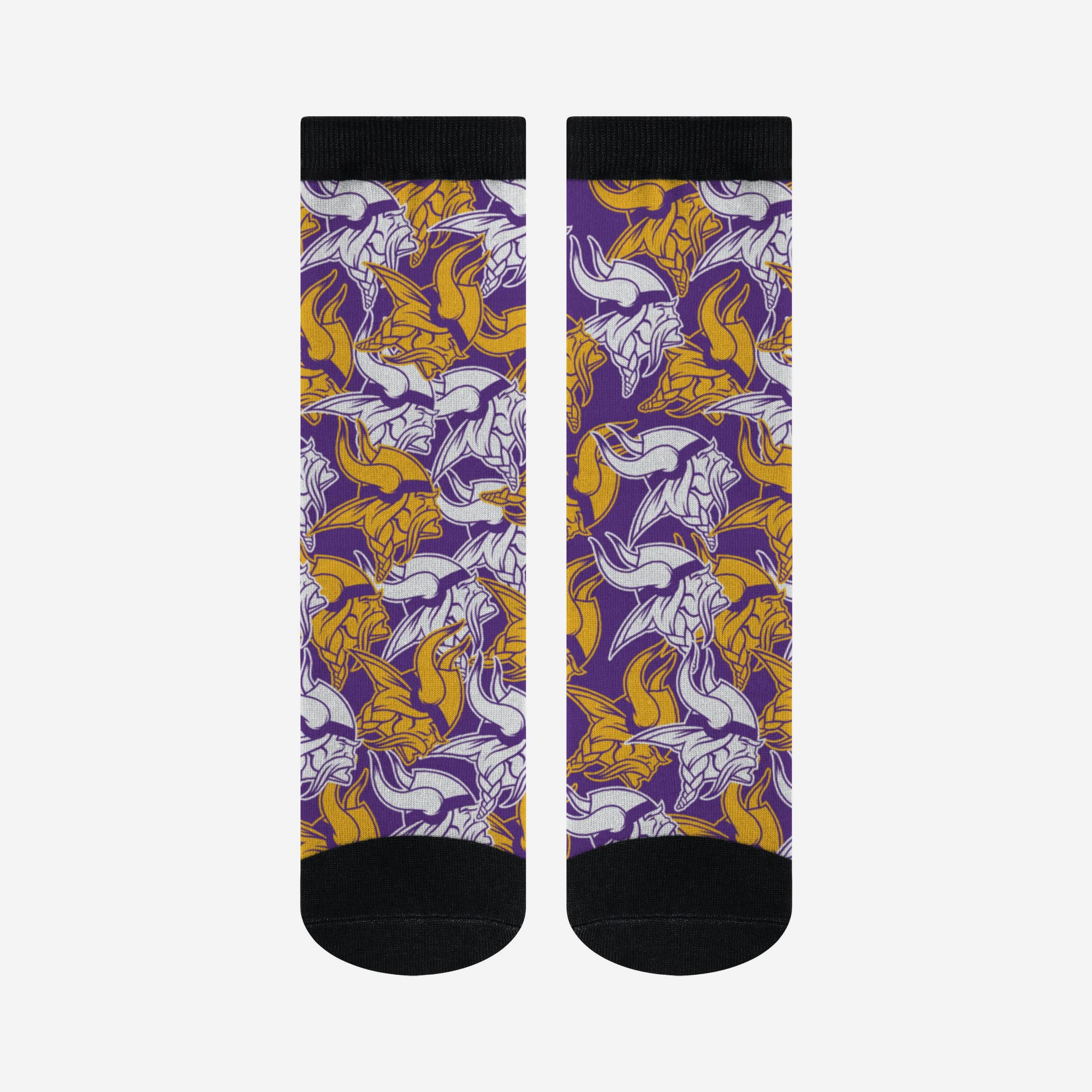 Eye-Catching Minnesota Vikings Logo Blast Socks