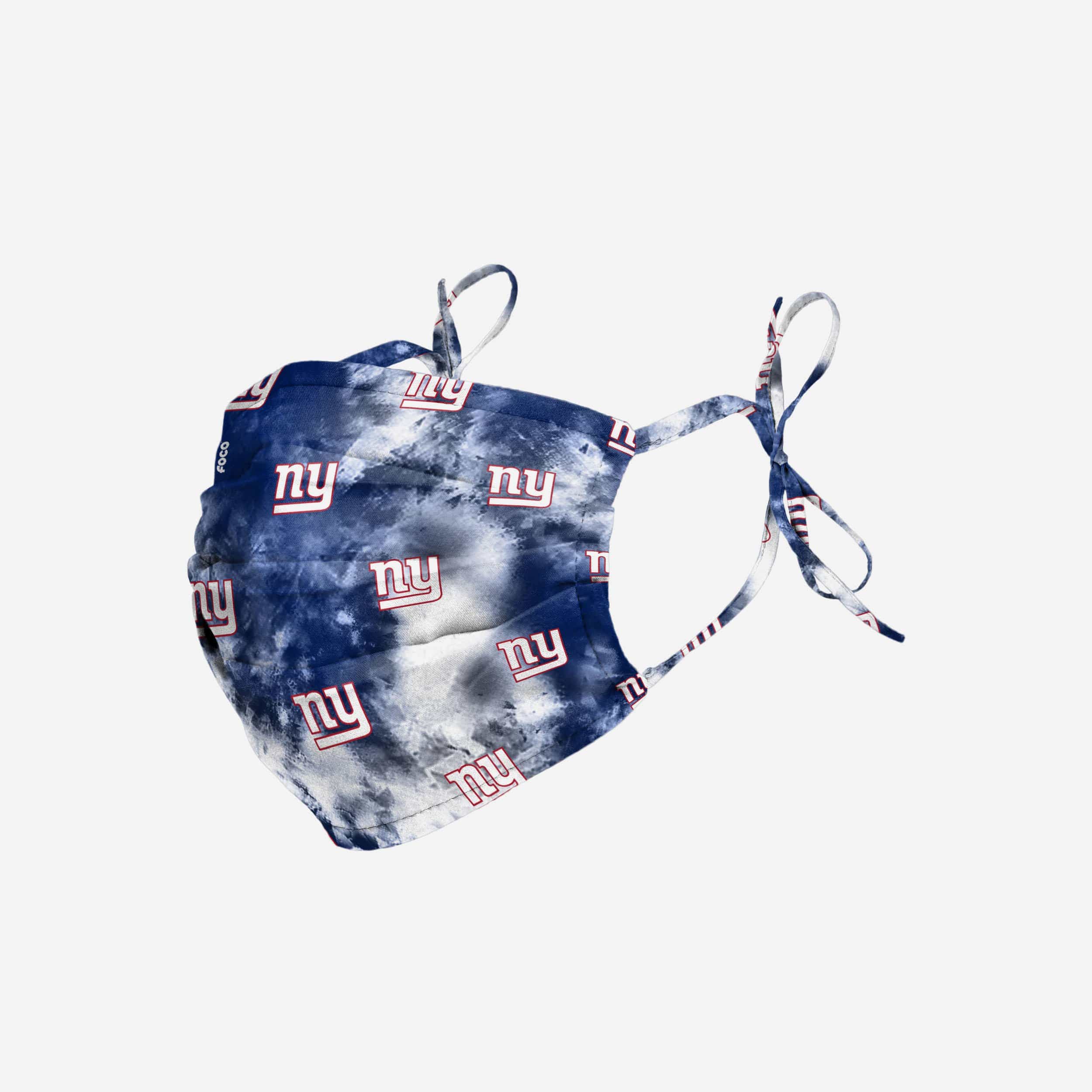 New York Giants Tie-Dye Tie-Back Face Cover - Show Your Team Spirit!