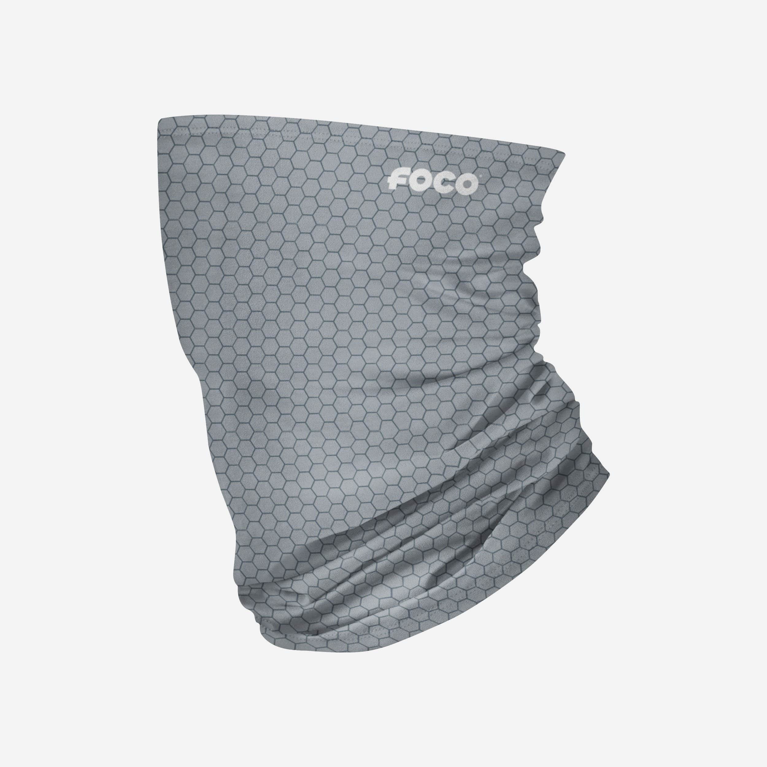Stylish Grey Carbon Fiber Polyfleece Gaiter Scarf - A Must-Have Accessory