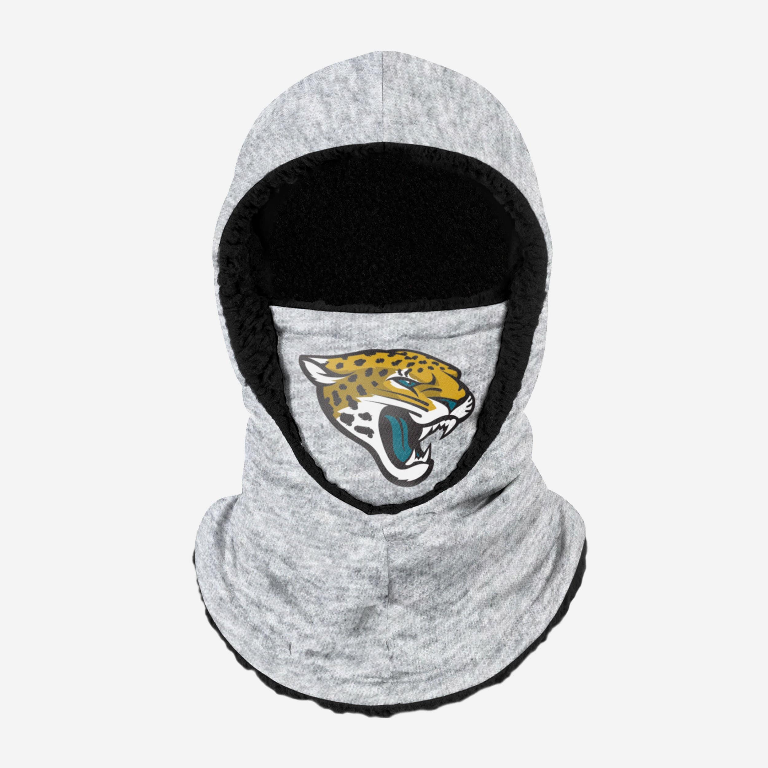 Jacksonville Jaguars' Stunning Heather Grey Big Logo Hooded Gaiter - Must-Have for Fans!