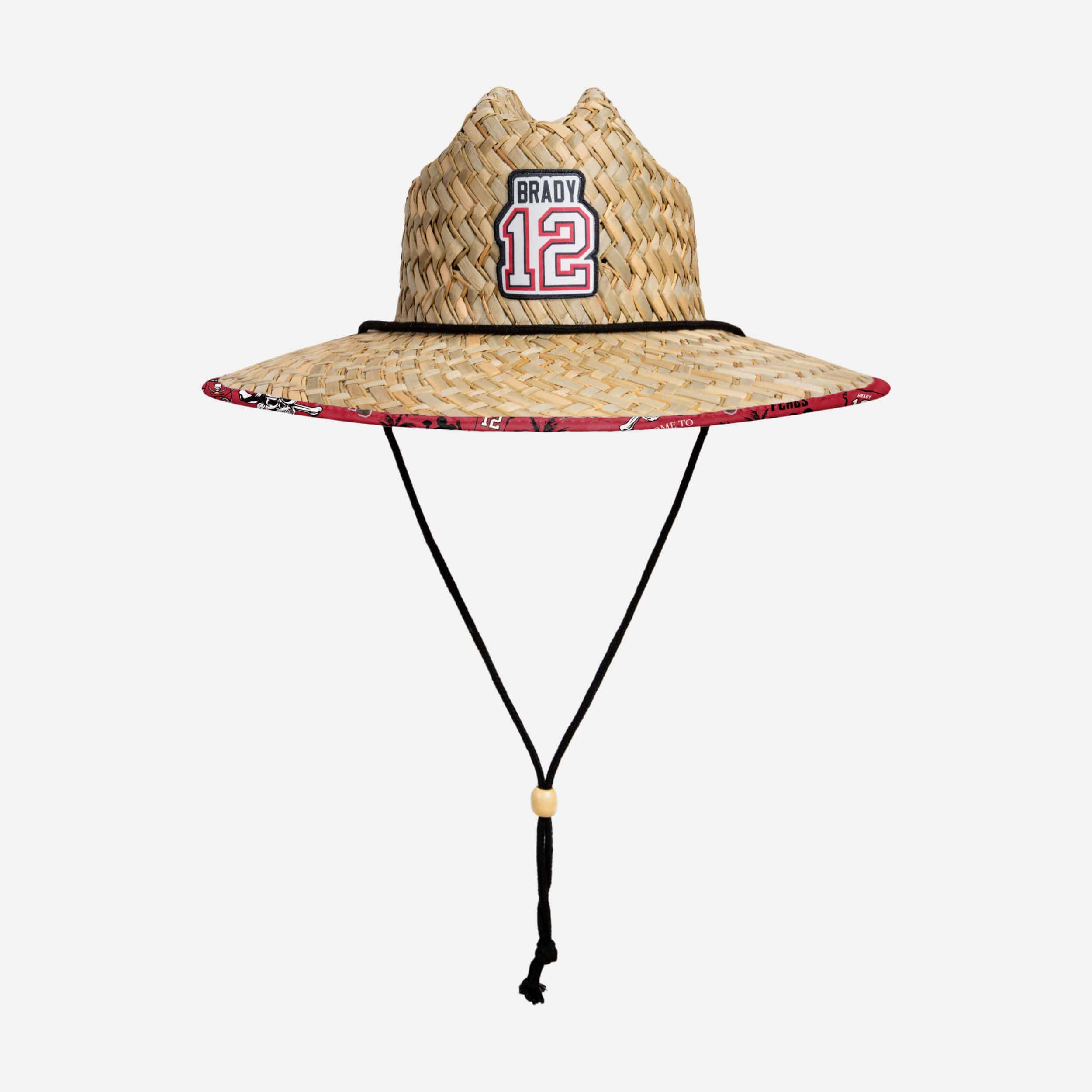 Tom Brady Tampa Bay Buccaneers Floral Straw Hat - The Ultimate Summer Style