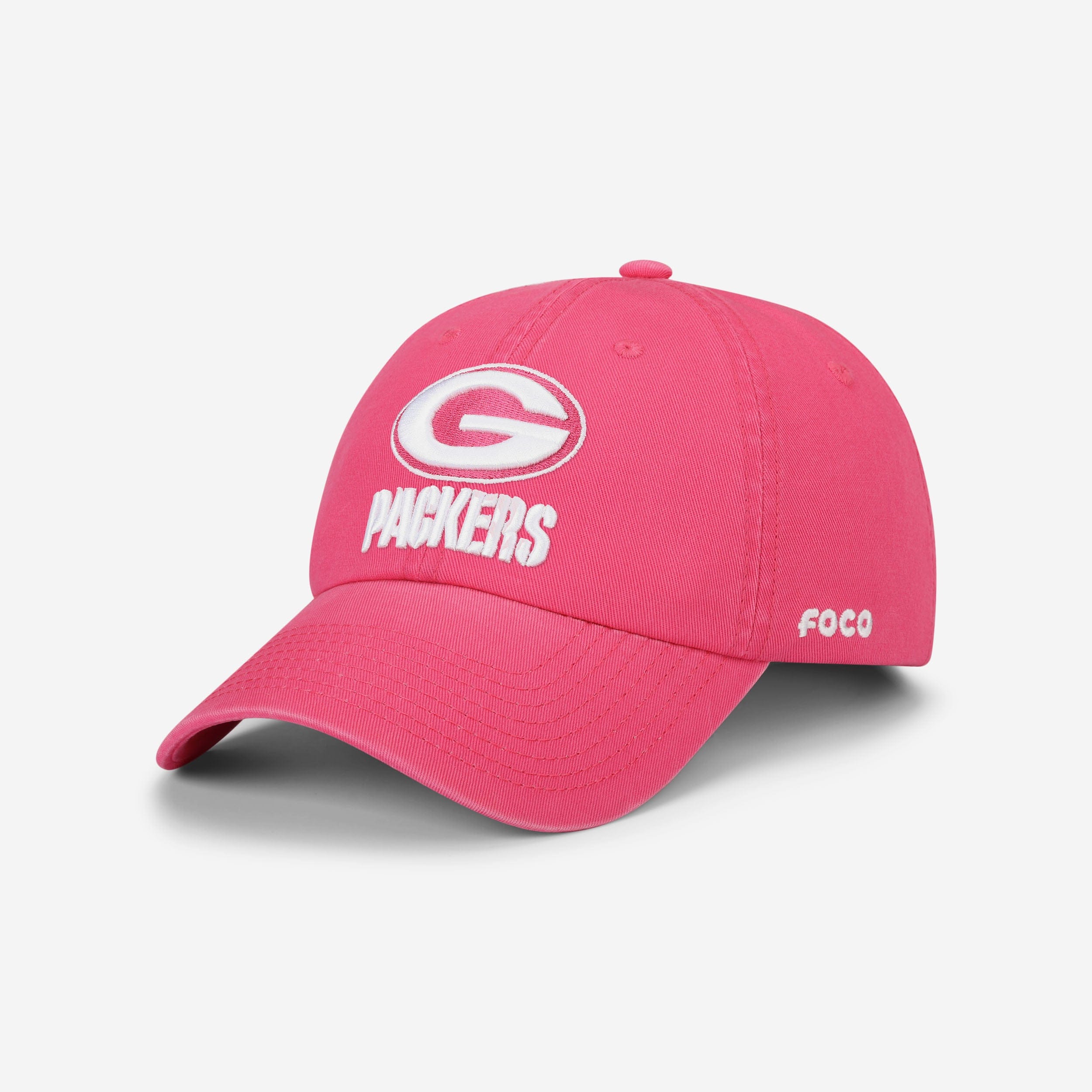 Green Bay Packers Magenta & White Fan-Favorite Casual Cap