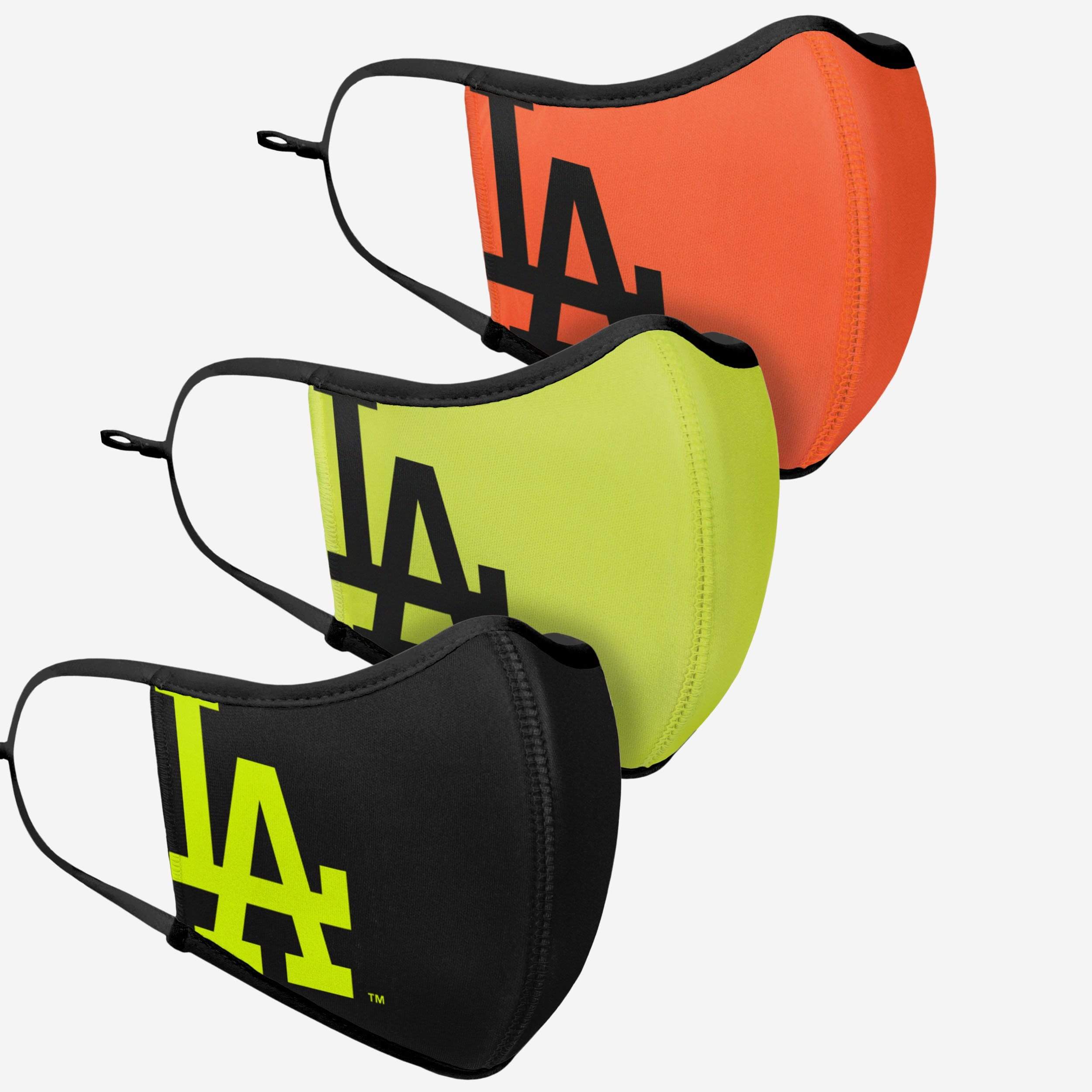 Los Angeles Dodgers Highlights 3-Pack Fashion Face Covers