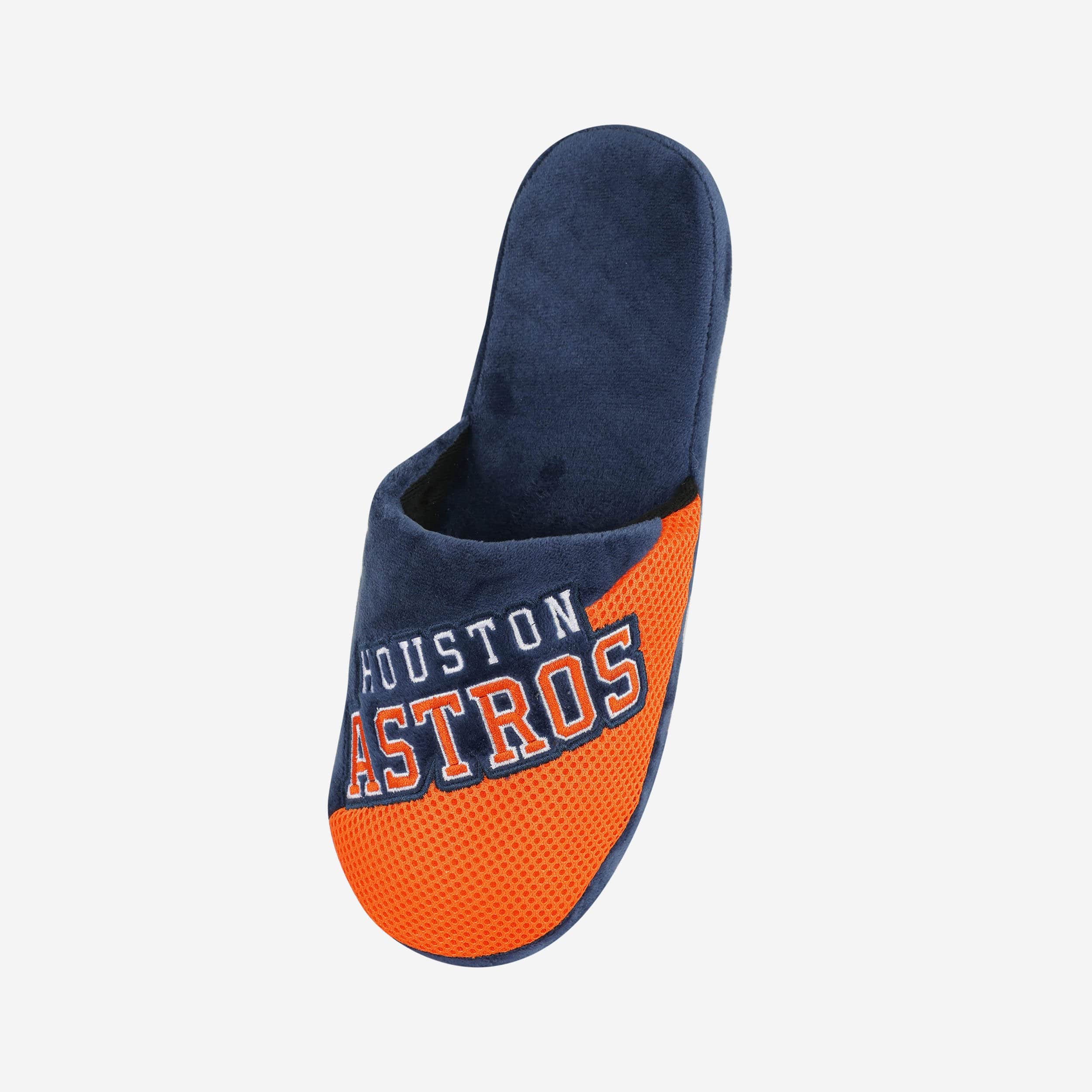 Houston Astros Team Logo Luxury Staycation Slippers