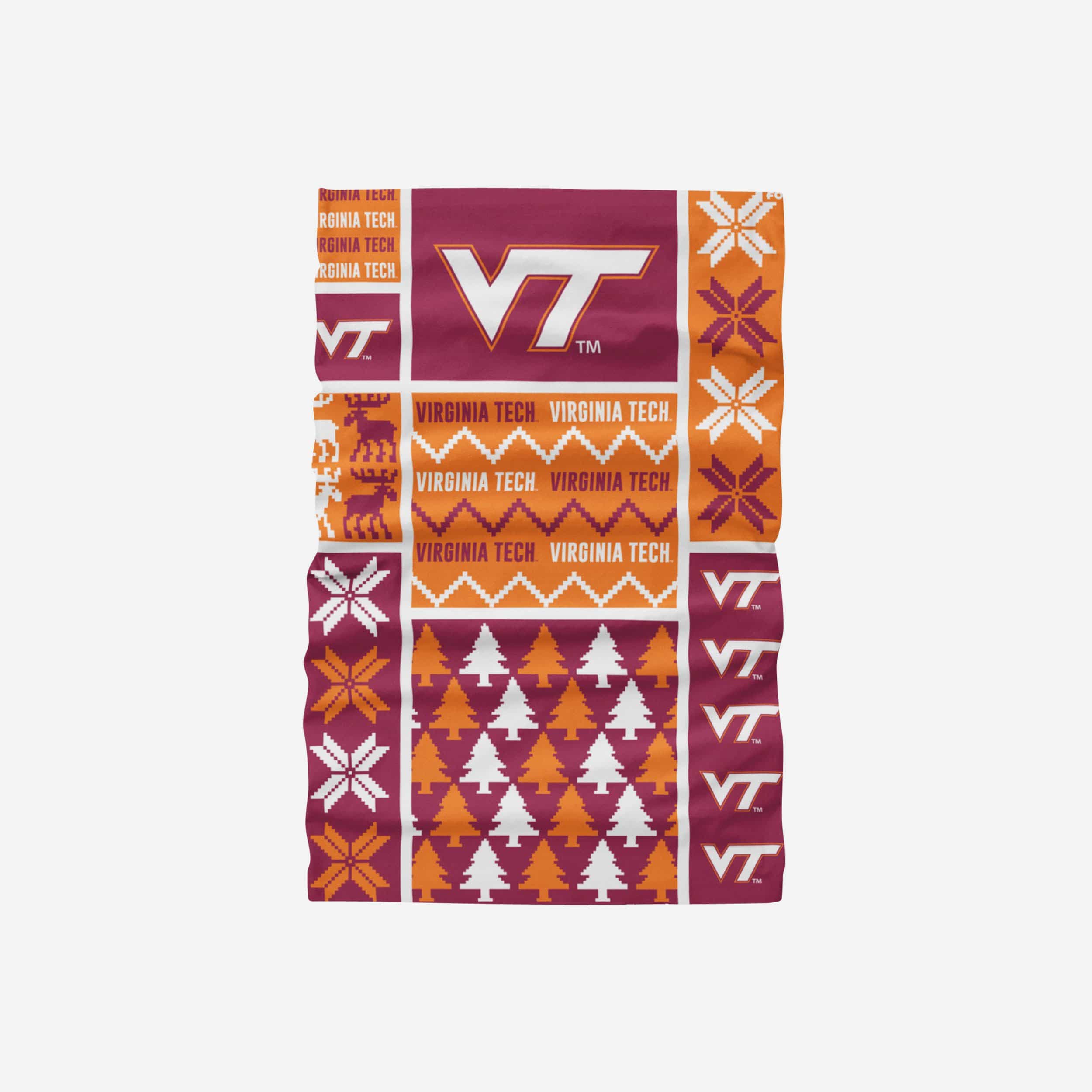 Virginia Tech Hokies Busy Block Gaiter Scarf - Show Your Team Spirit!