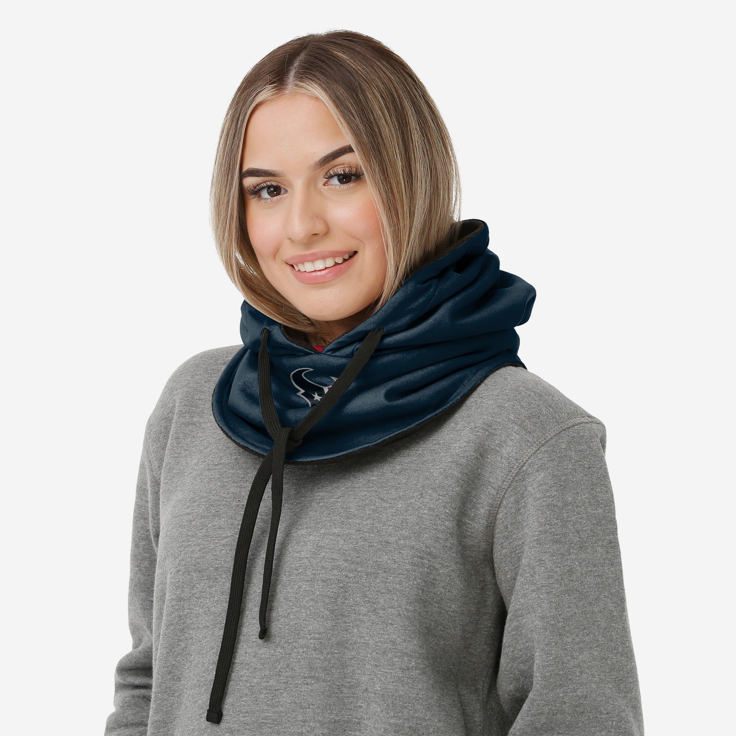 Houston Texans Stylish Drawstring Hooded Gaiter - Show Your Team Spirit!