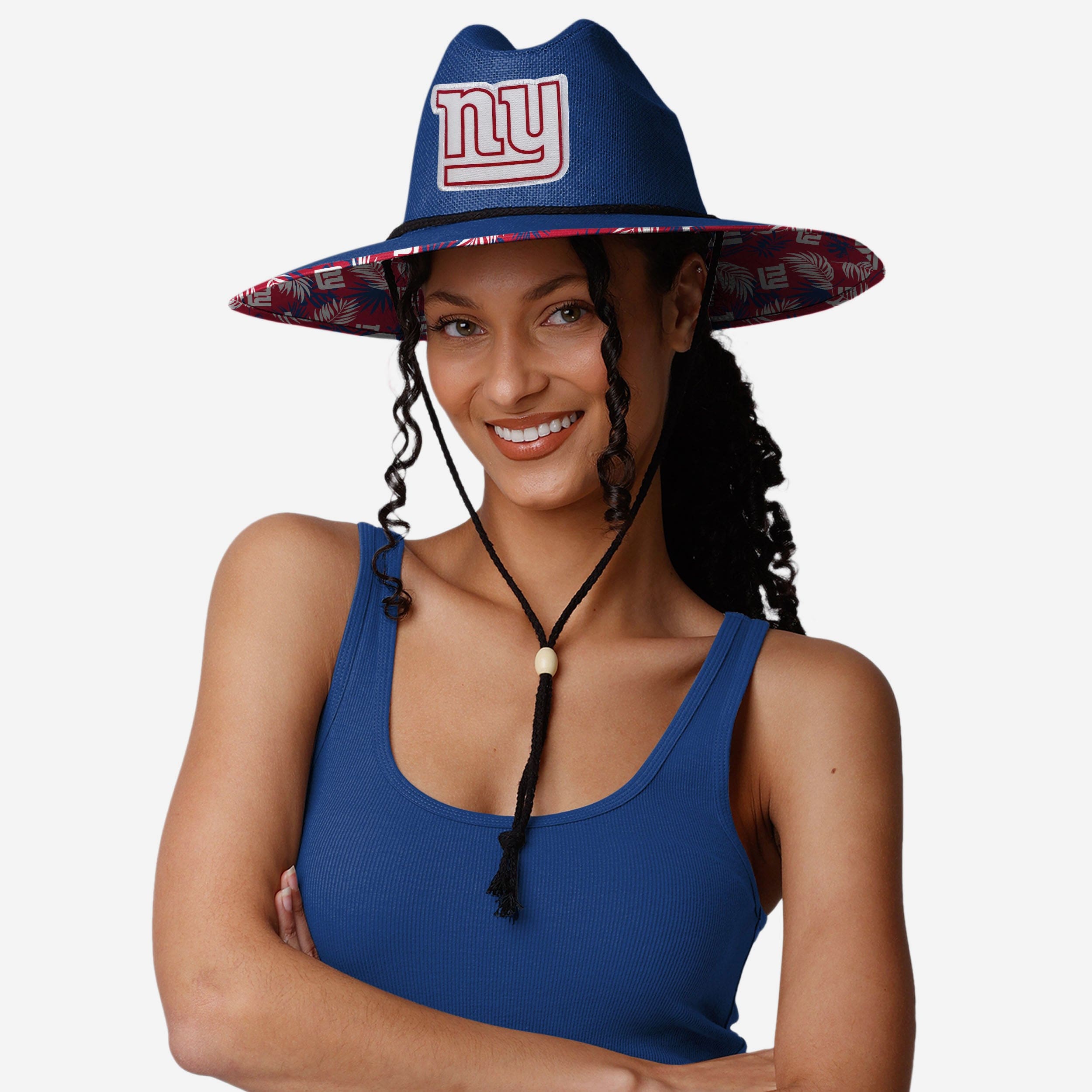 New York Giants Stylish Team Color Straw Hat